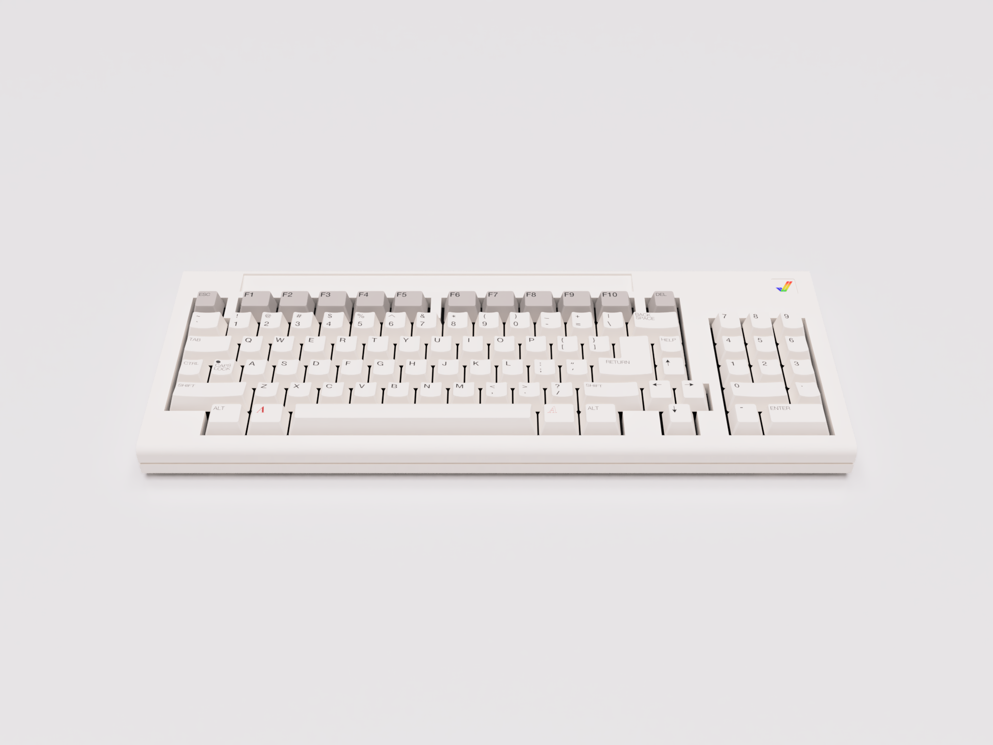 Amiga 1000 Keyboard Scale Model
