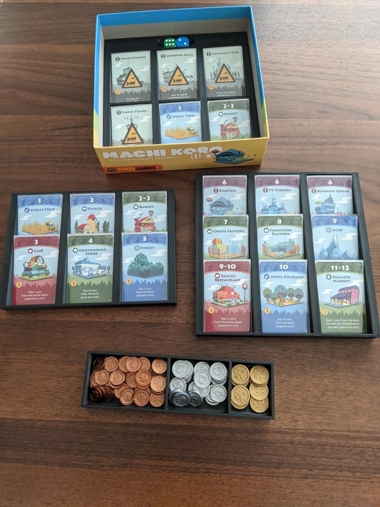 Machi Koro (5th Anniversary Edition) Sleeved Insert by tedcook94 ...