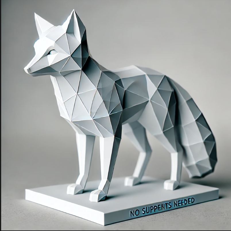 Low poly fox