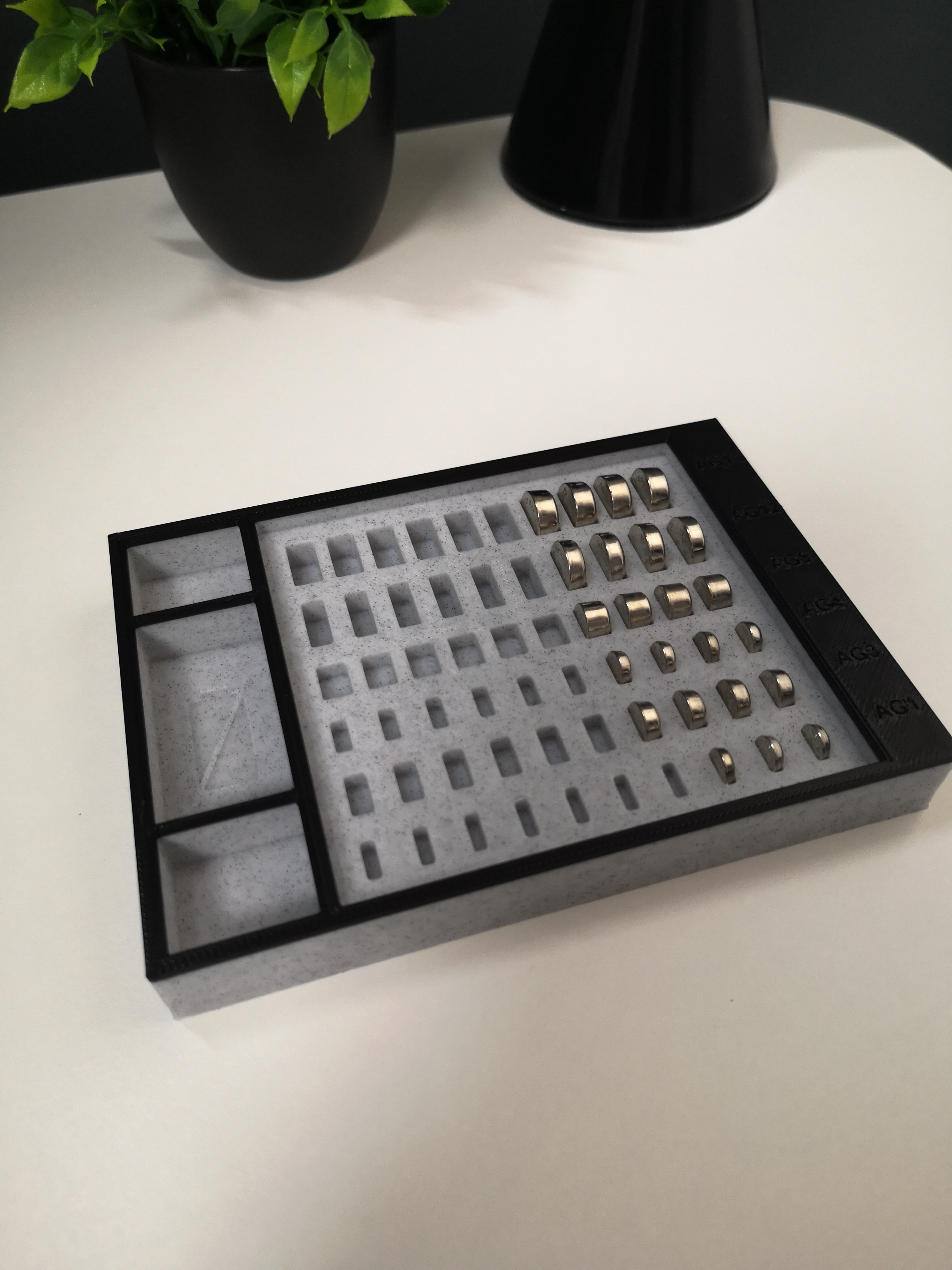 Miniatura 6 do modelo 3D Assorted Button Cell Holder