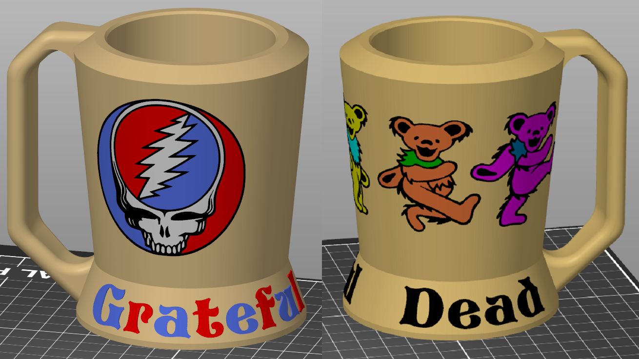 Grateful Dead Can Coozies, Steal Your Face and Dancing Bears (MMU/AMS)