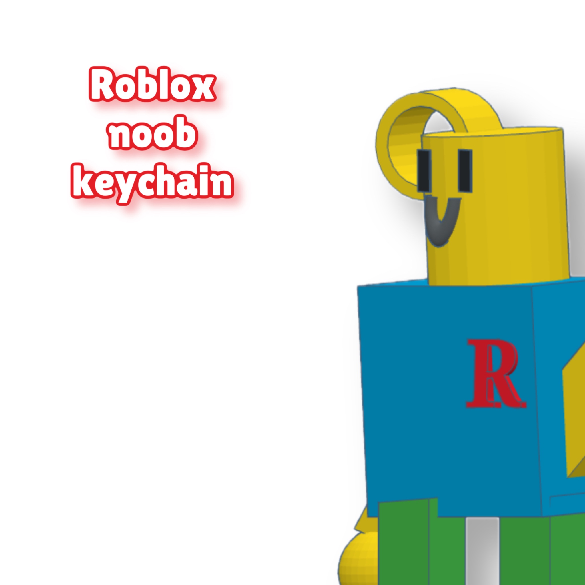 roblox noob keychain