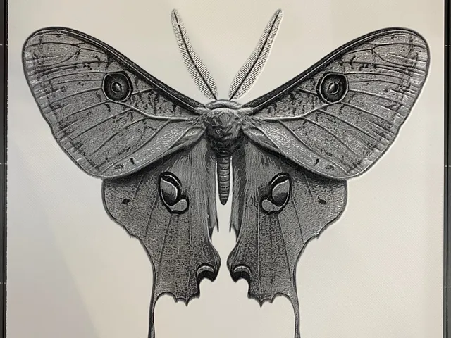 Luna Moth - Hueforge