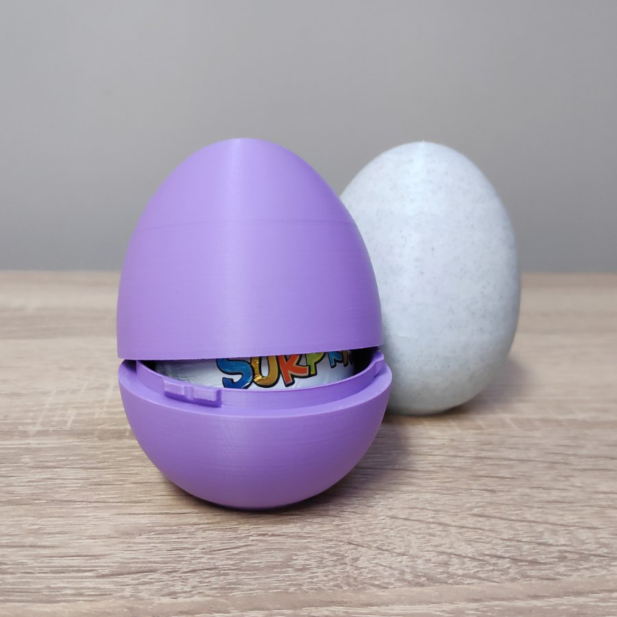 Miniatura 2 do modelo 3D Easter egg - two parts