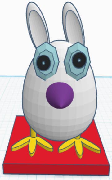 2016 Tinkercad Easter Creature