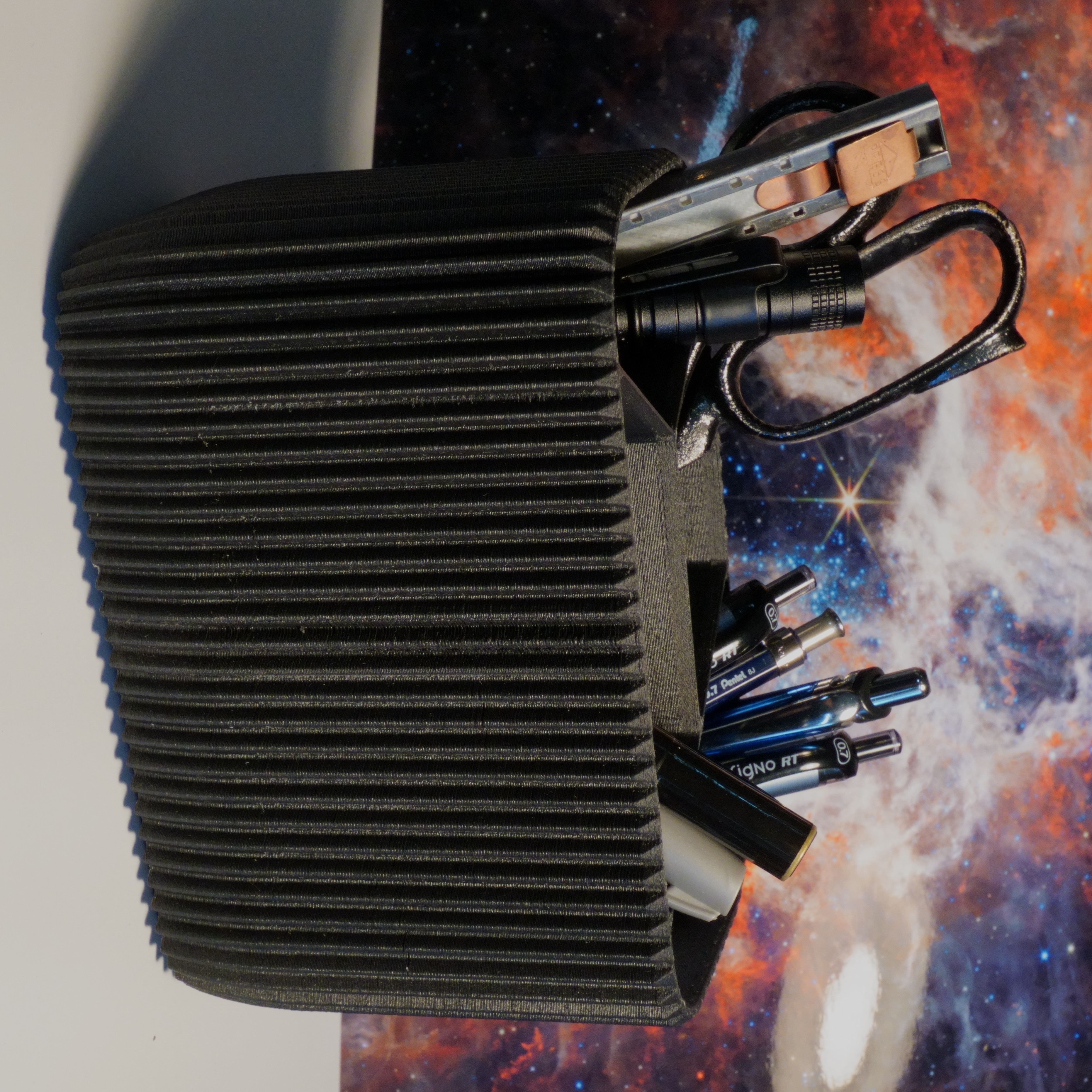 Grooved Desk Organizer