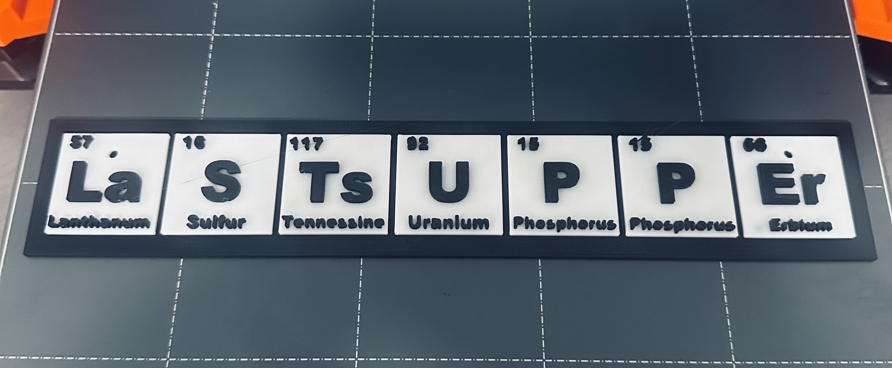 Periodic Table "Last Supper" Sign