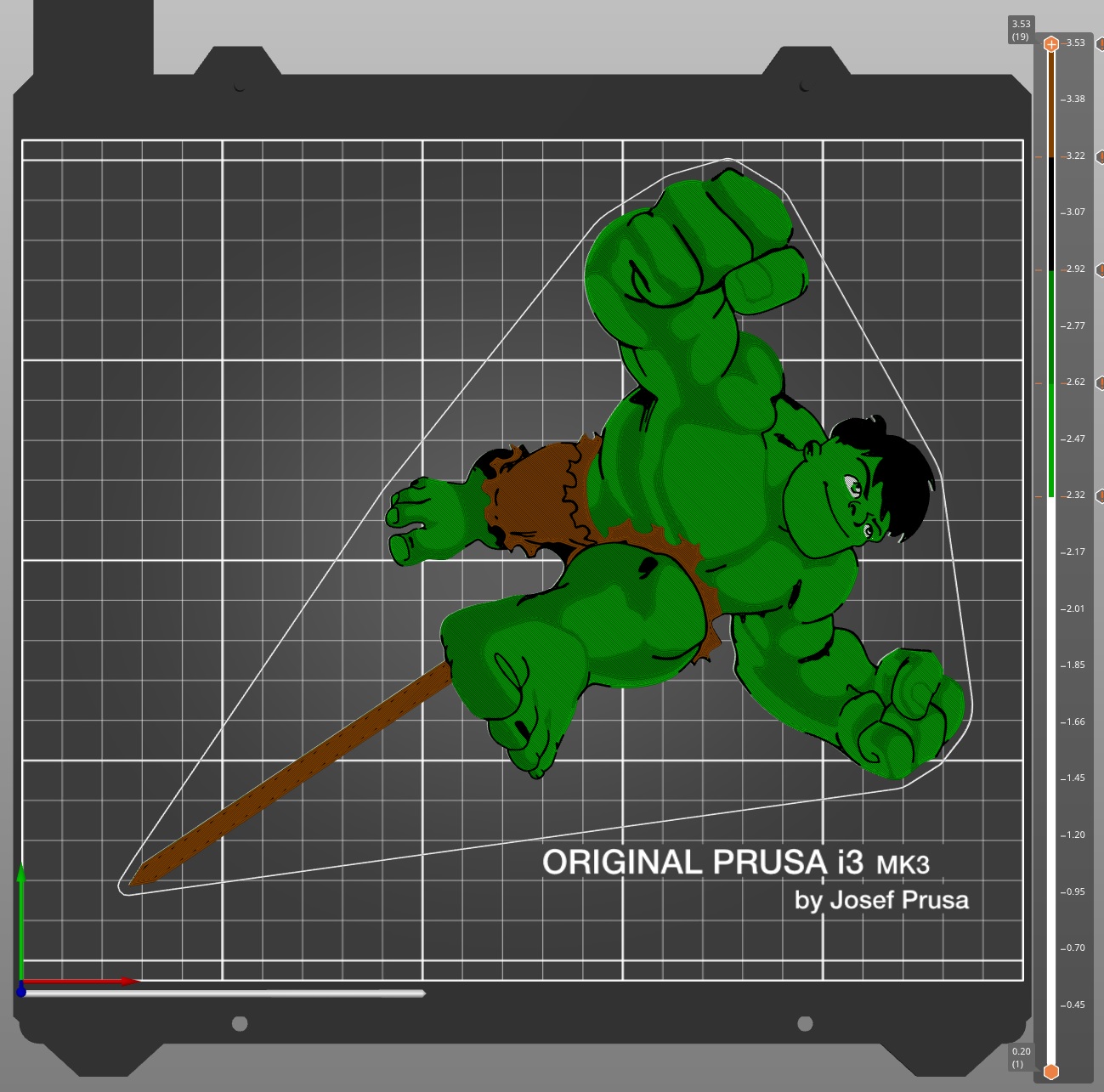 Hulk – zápich do dortu / Cake Toppers