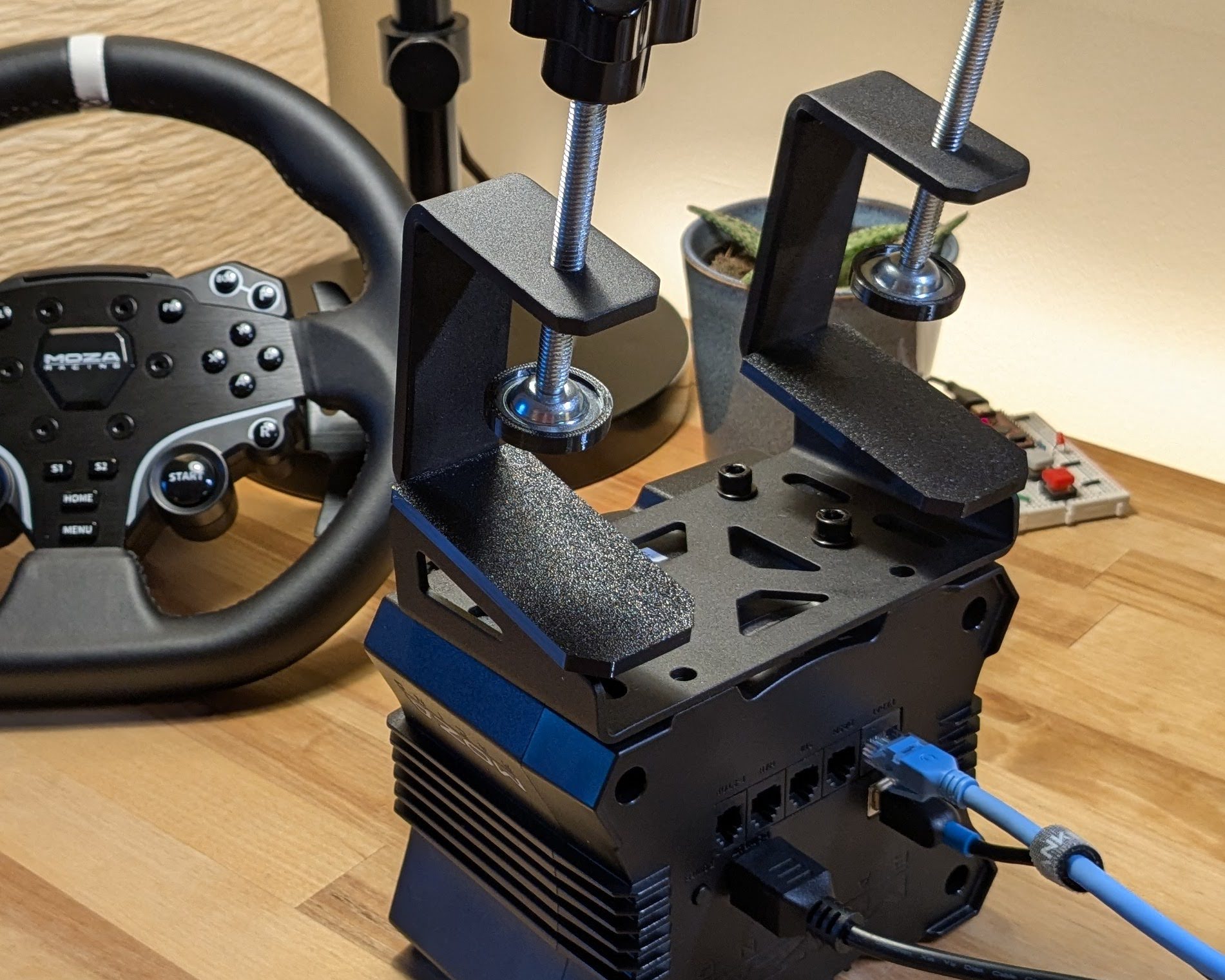 TPU Pads for Moza R5 Desk Clamp