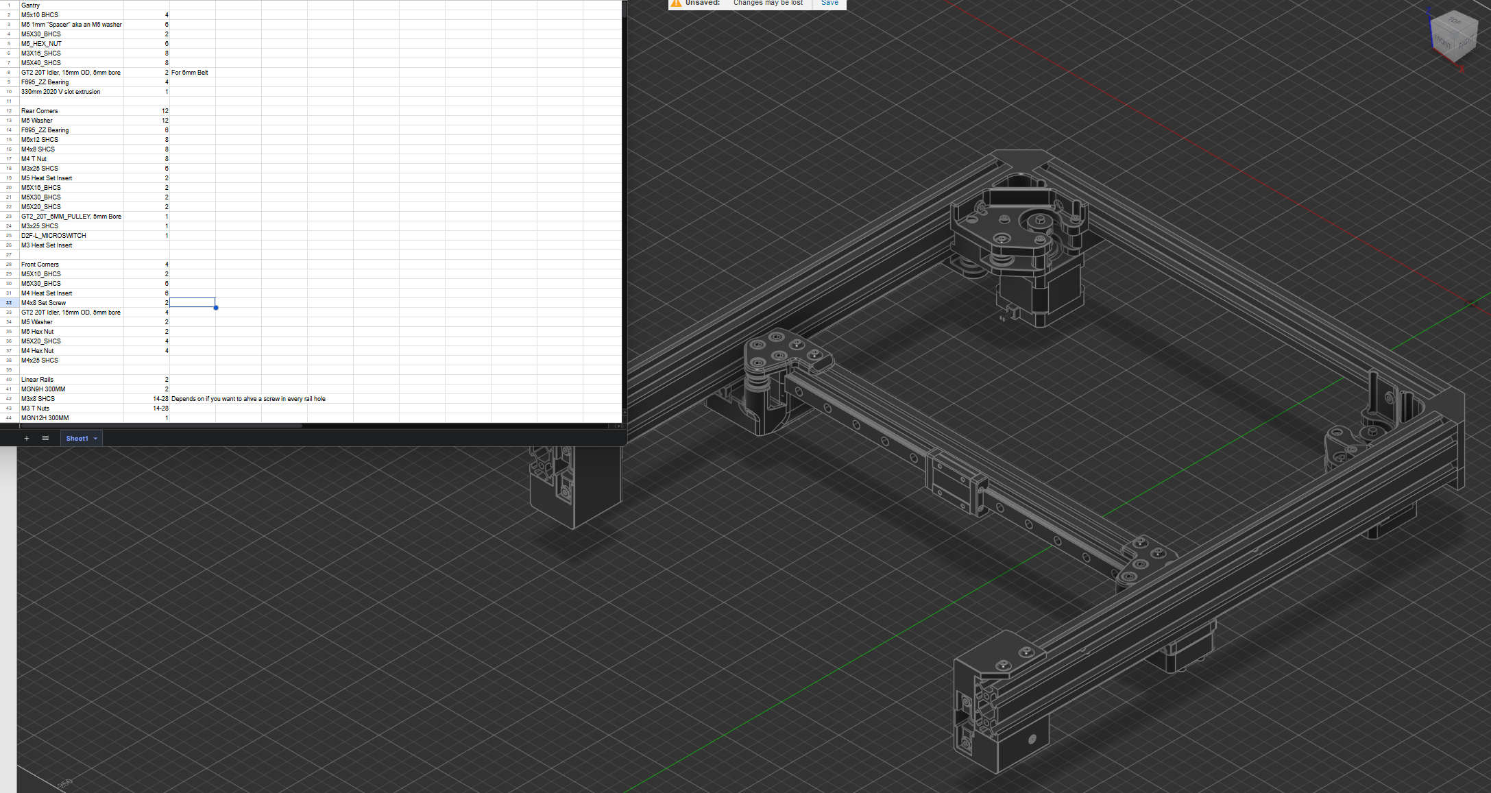 Ender 3 NG Linear Rails Upgrade (3MF  Converted CAD Files, BOM)
