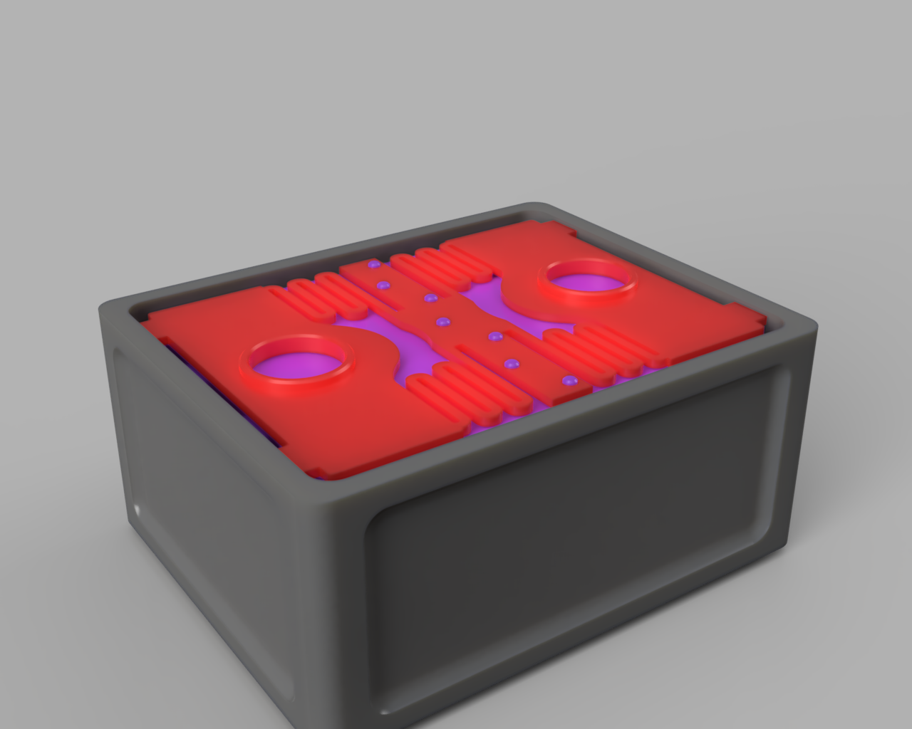 Miniatura 7 do modelo 3D Stackable Storage Box for Miniatures with Compliant Locking System