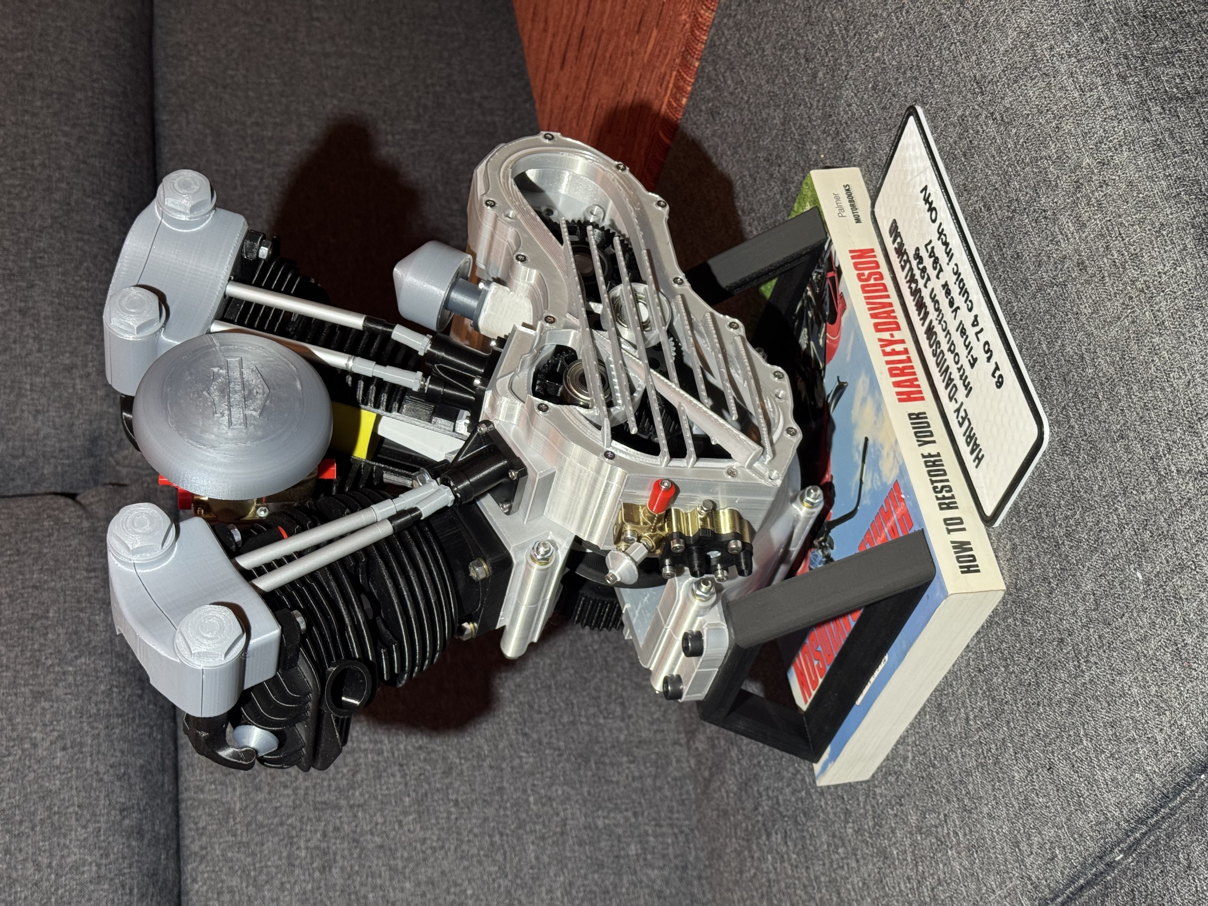 Classic Harley Davidson Knucklehead Engine
