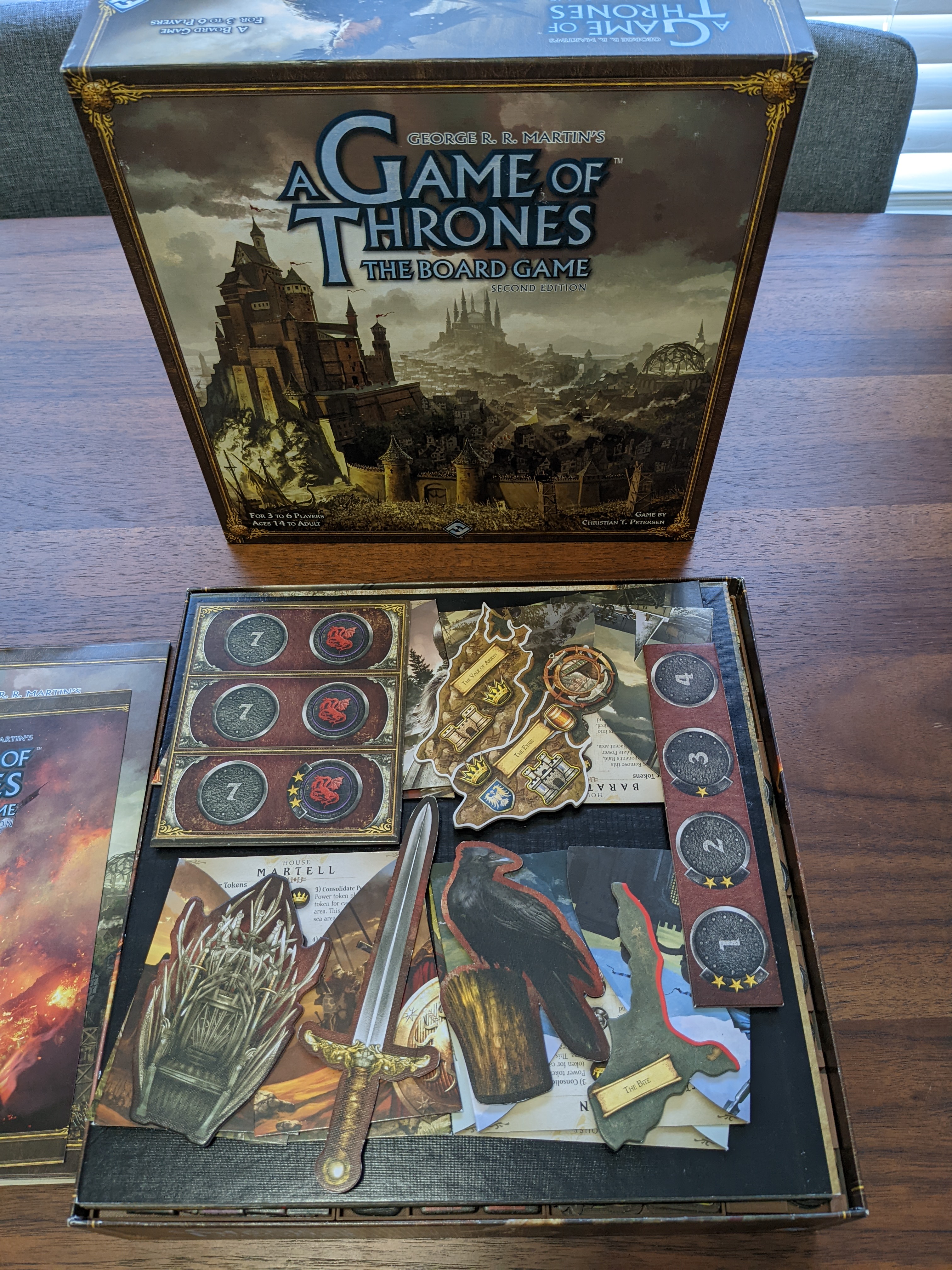 Game of Thrones (2nd Ed.) + expansions Organizer