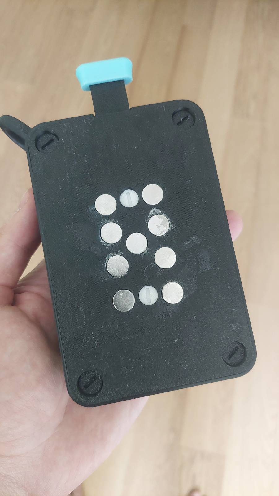 Magnet Back 4 Mechanical Counter 3D model thumbnail