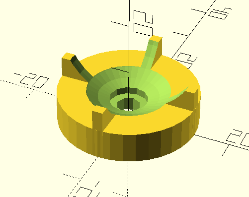 Williams ball popper cup, modified for increased accuracy (03-8561)
