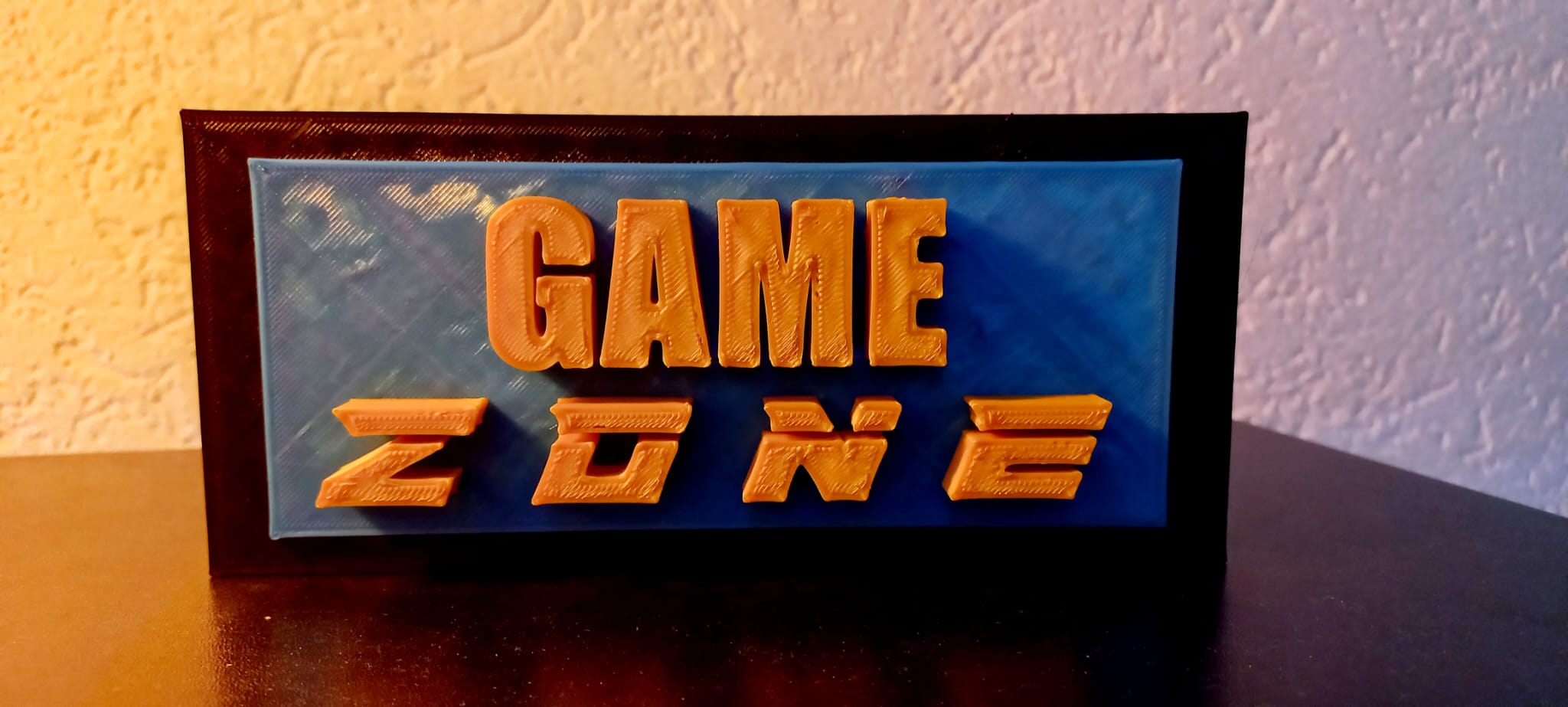 Game zone sign