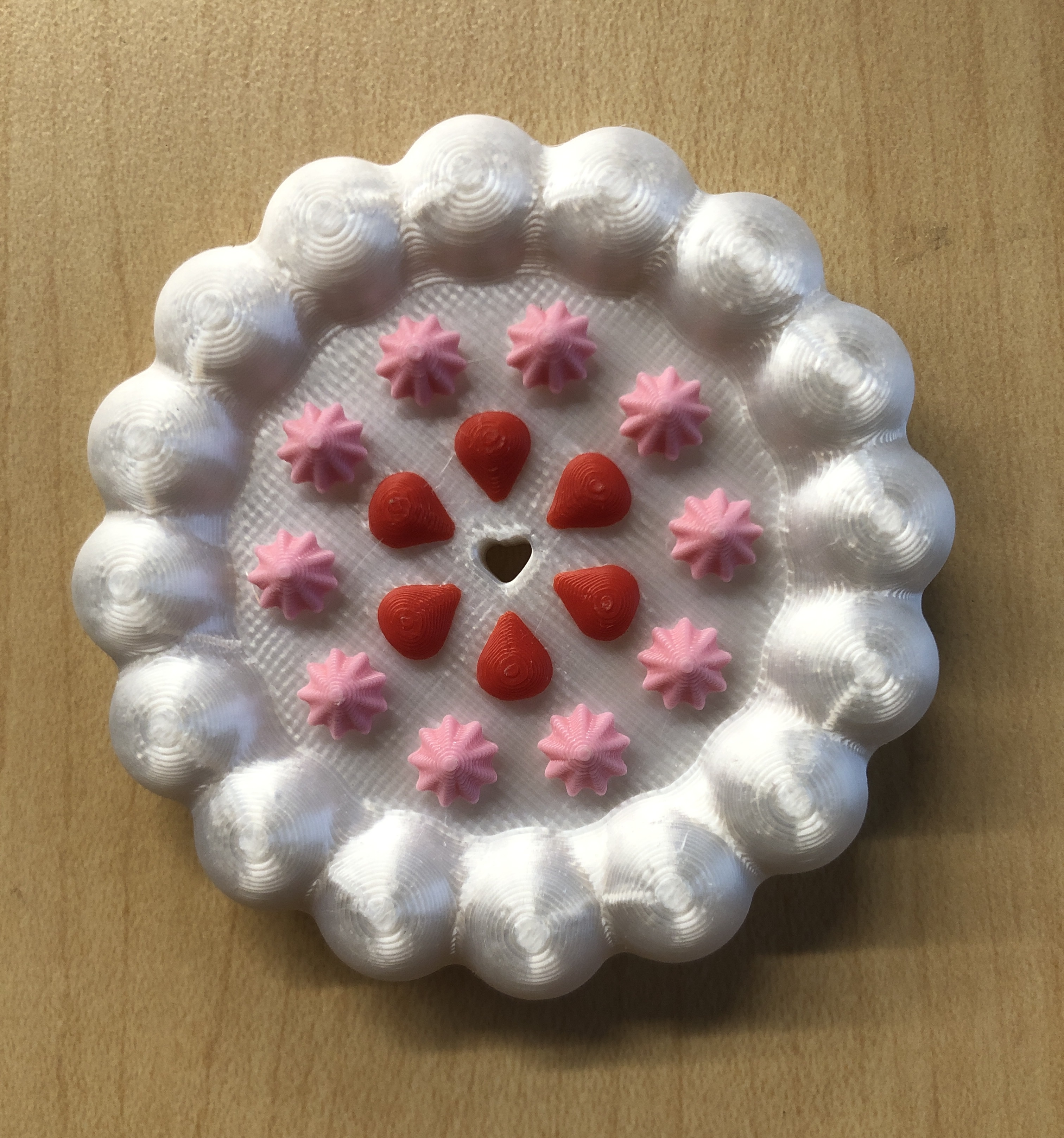 Strawberry cake maker coin