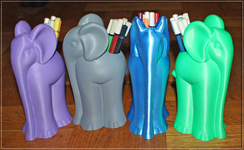 Elephant Pot - Pen Container