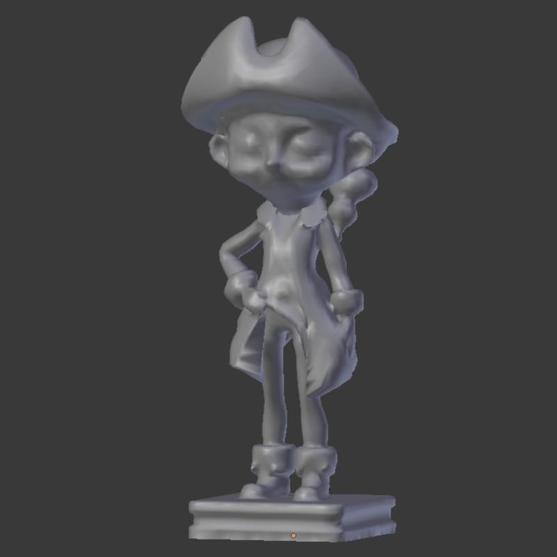 DnD Style kids Token Pirate Miniature Supportfree FDMready