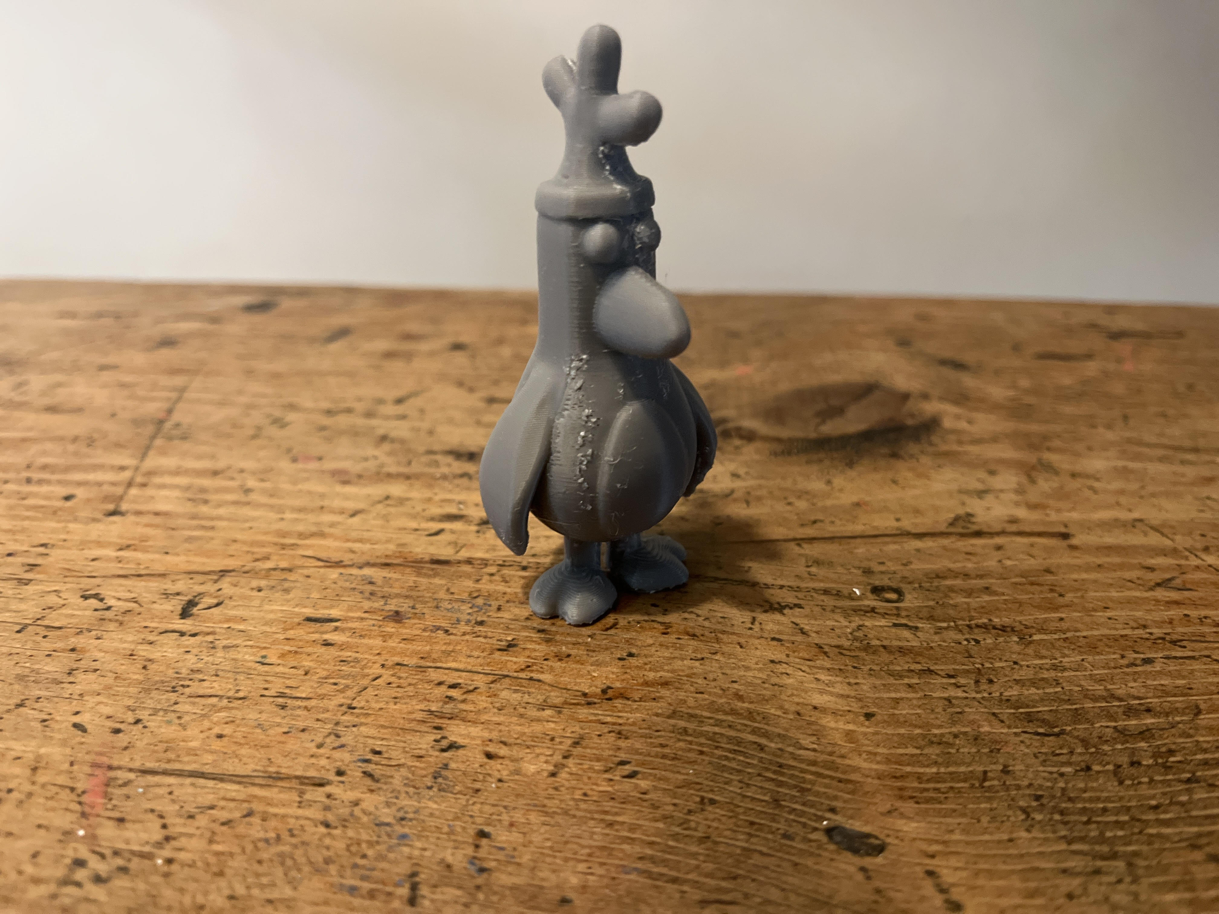 Feathers Mcgraw from Wallace and Gromit