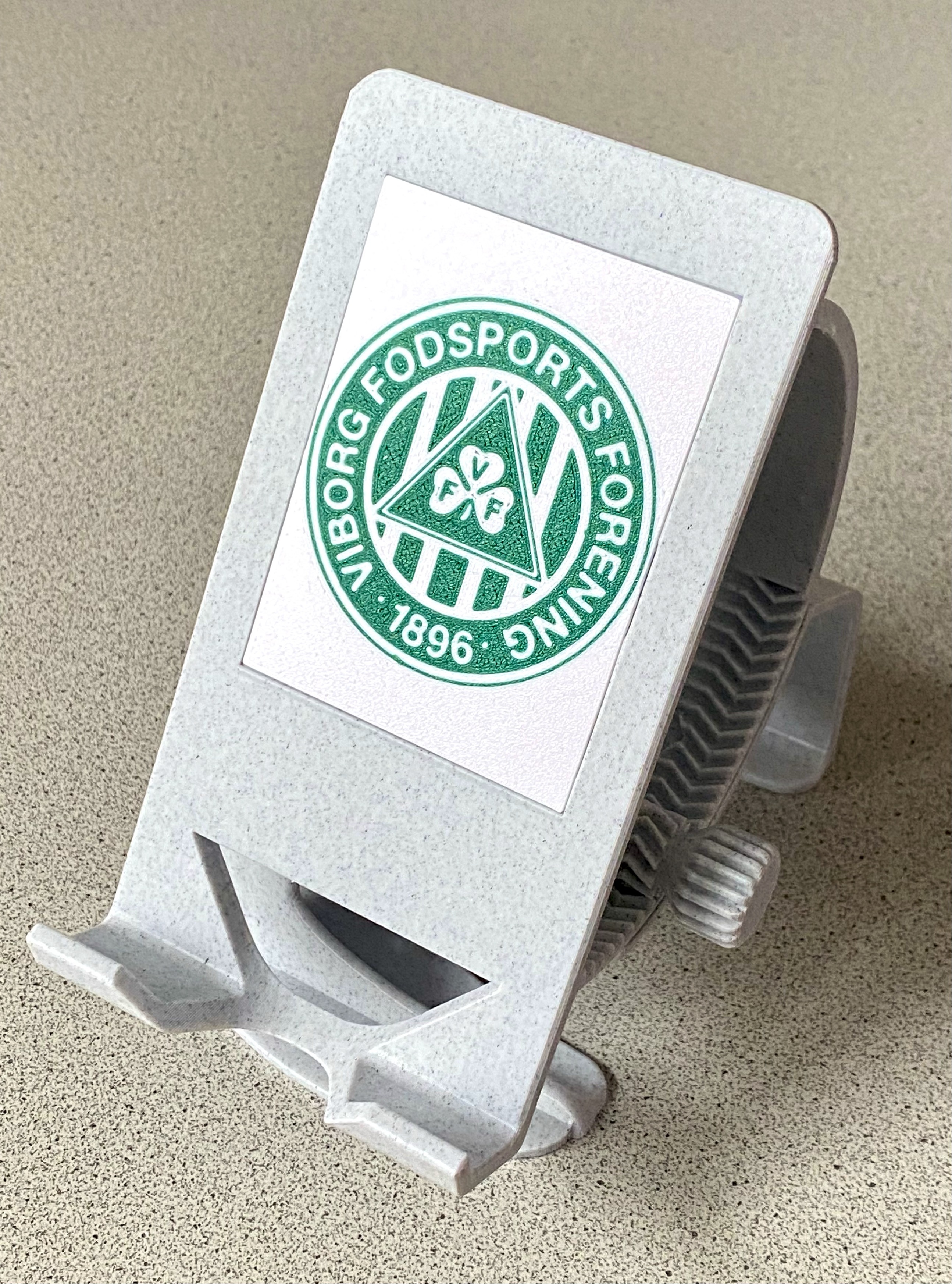Multi-color Cover Plate for revised Phone Holder (here: Viborg FF)