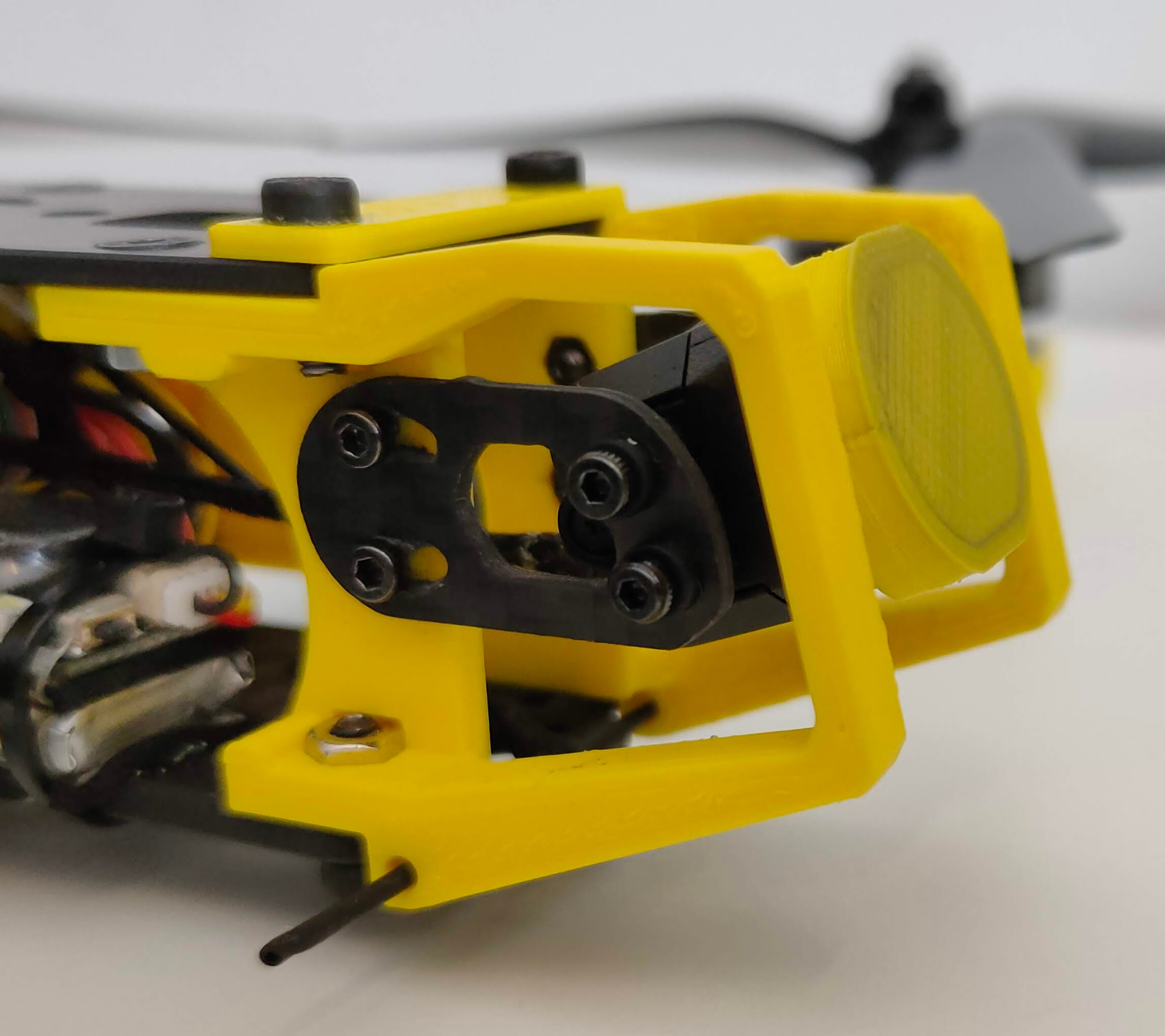 QAV-S2 7" JonnhyFPV camera mount (no props in video)