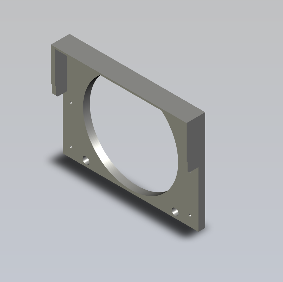 Sliger 4U Rear Exhaus FAN Bracket v2