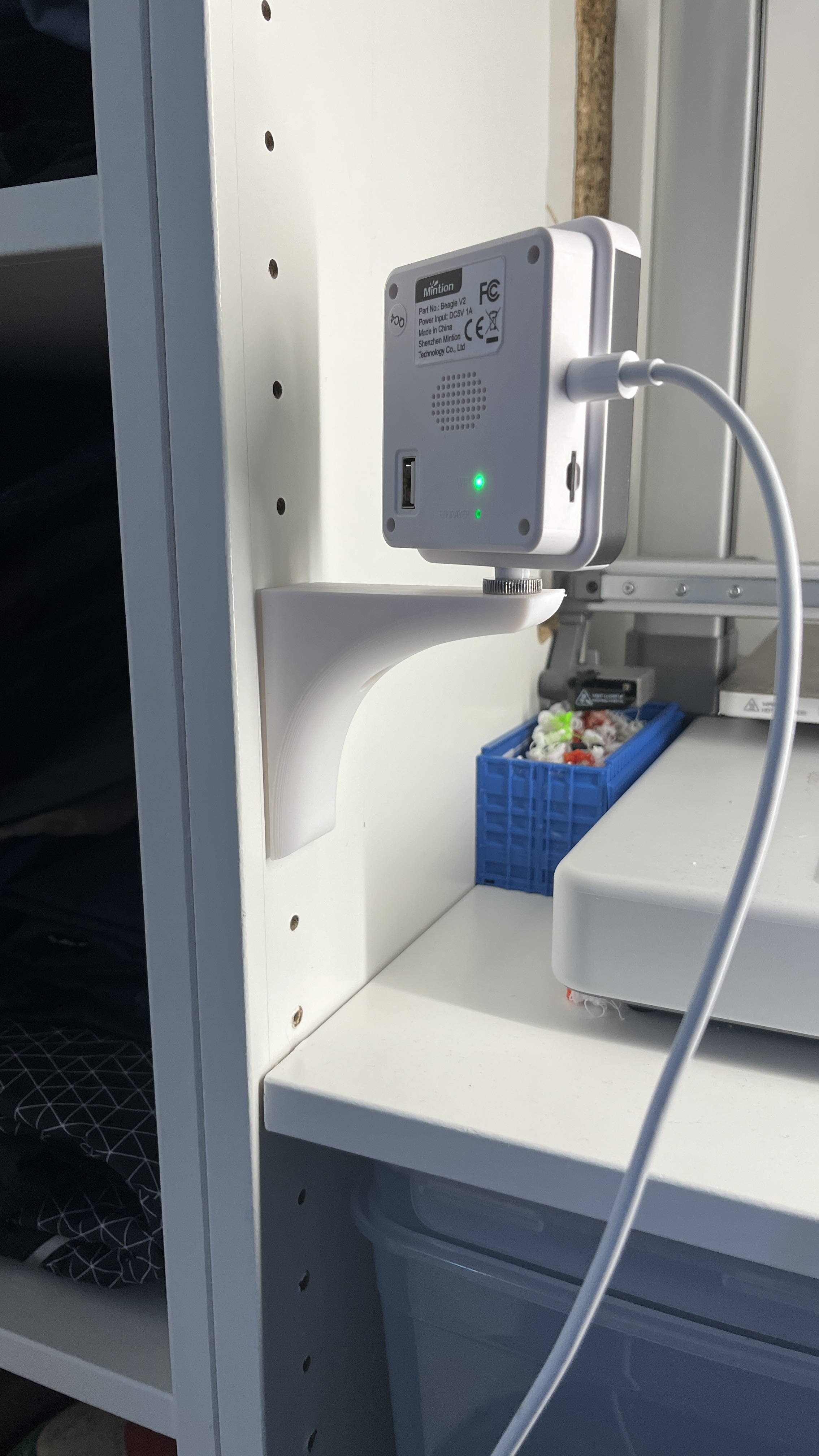 Kamerabefestigung für Ikea Schrank (BeagleCam)