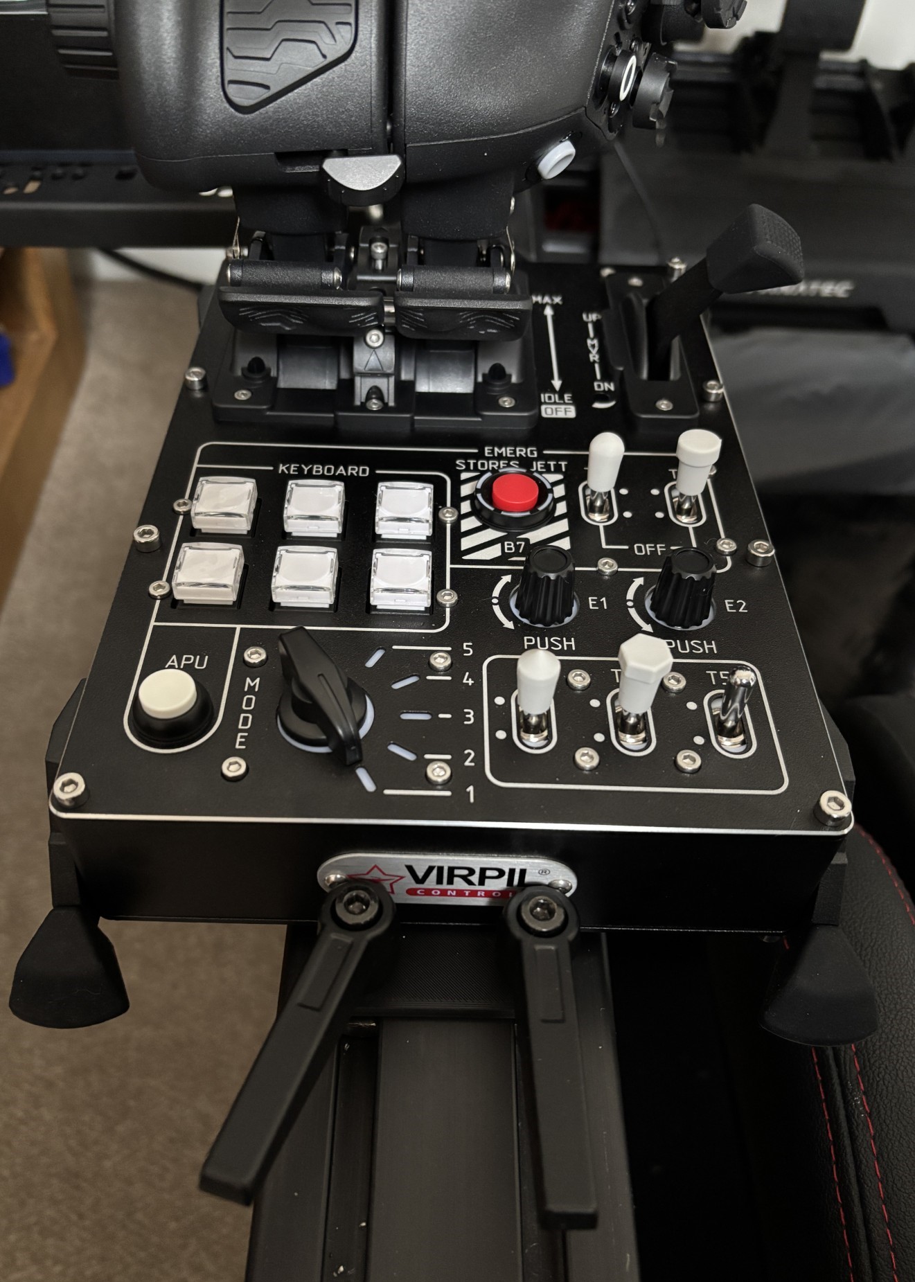 Virpil Prime Throttle mount for 8040 profile