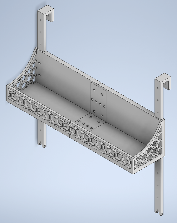 Extendable hanging shelf for Ikea Bruksvara wardrobe — miniatura 4