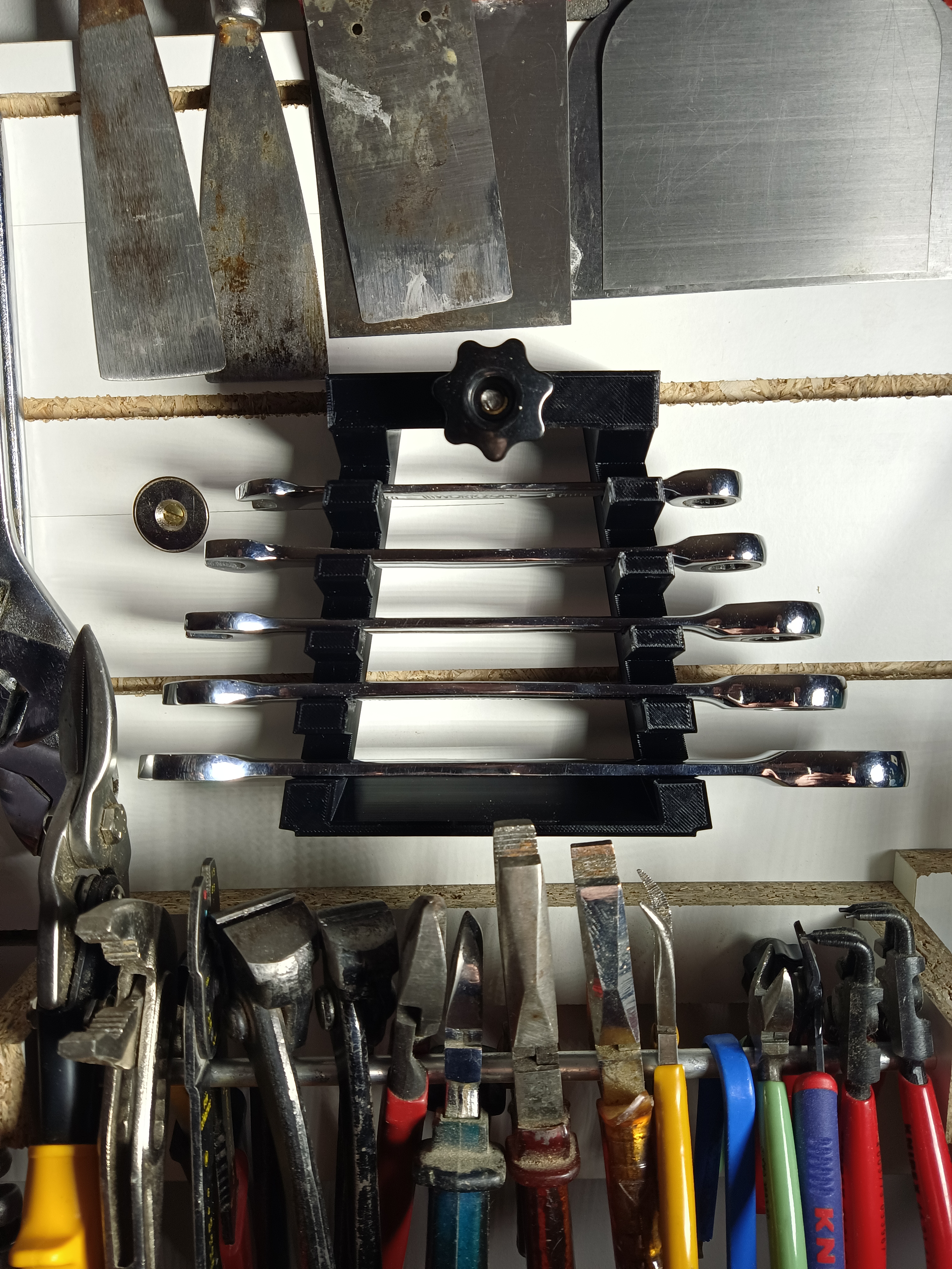 Wrench holder for tool wall / Halterung Schraubenschlüssel für Werkzeugwand