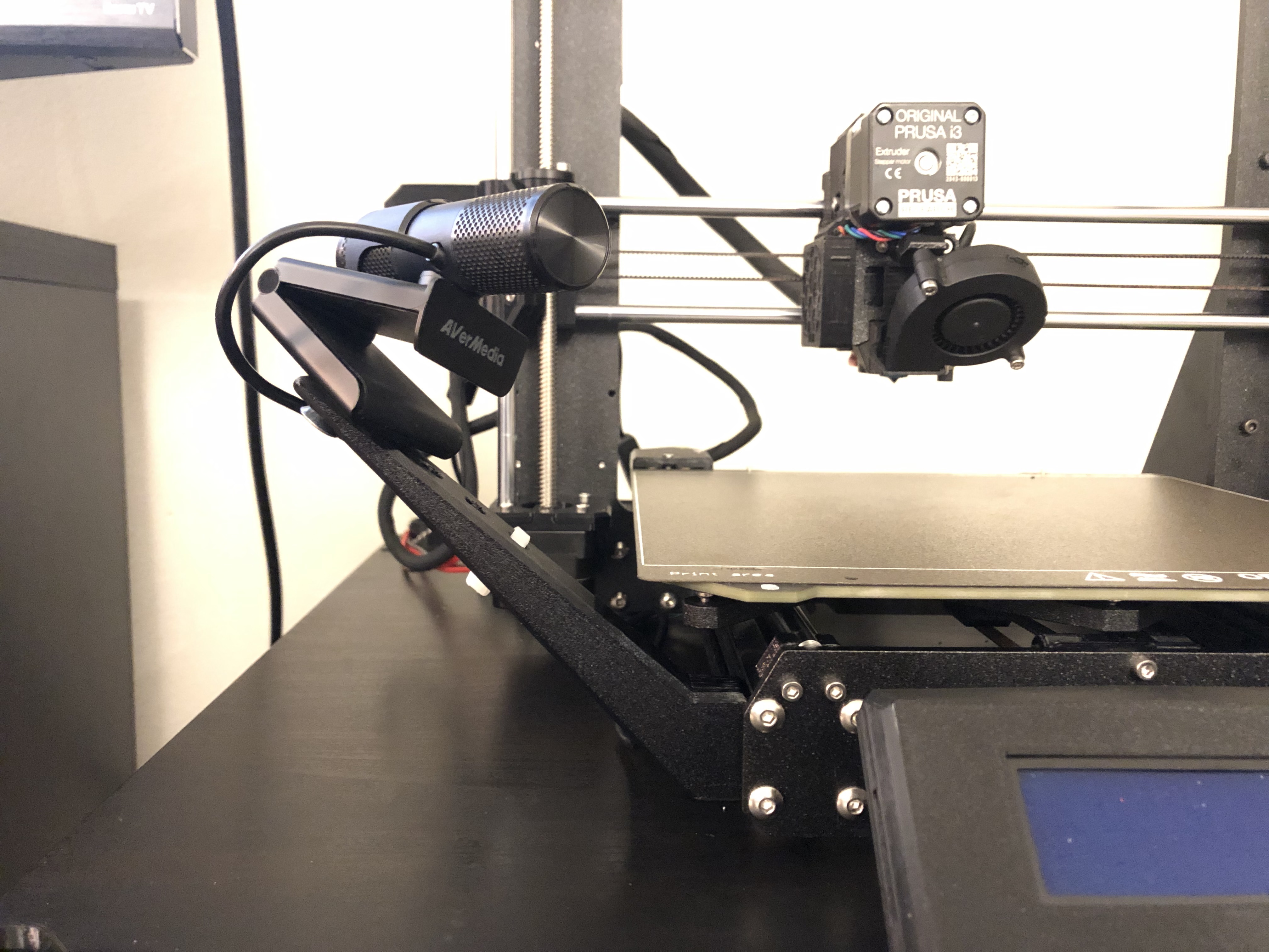 MK3S+ Webcam Mount Arm