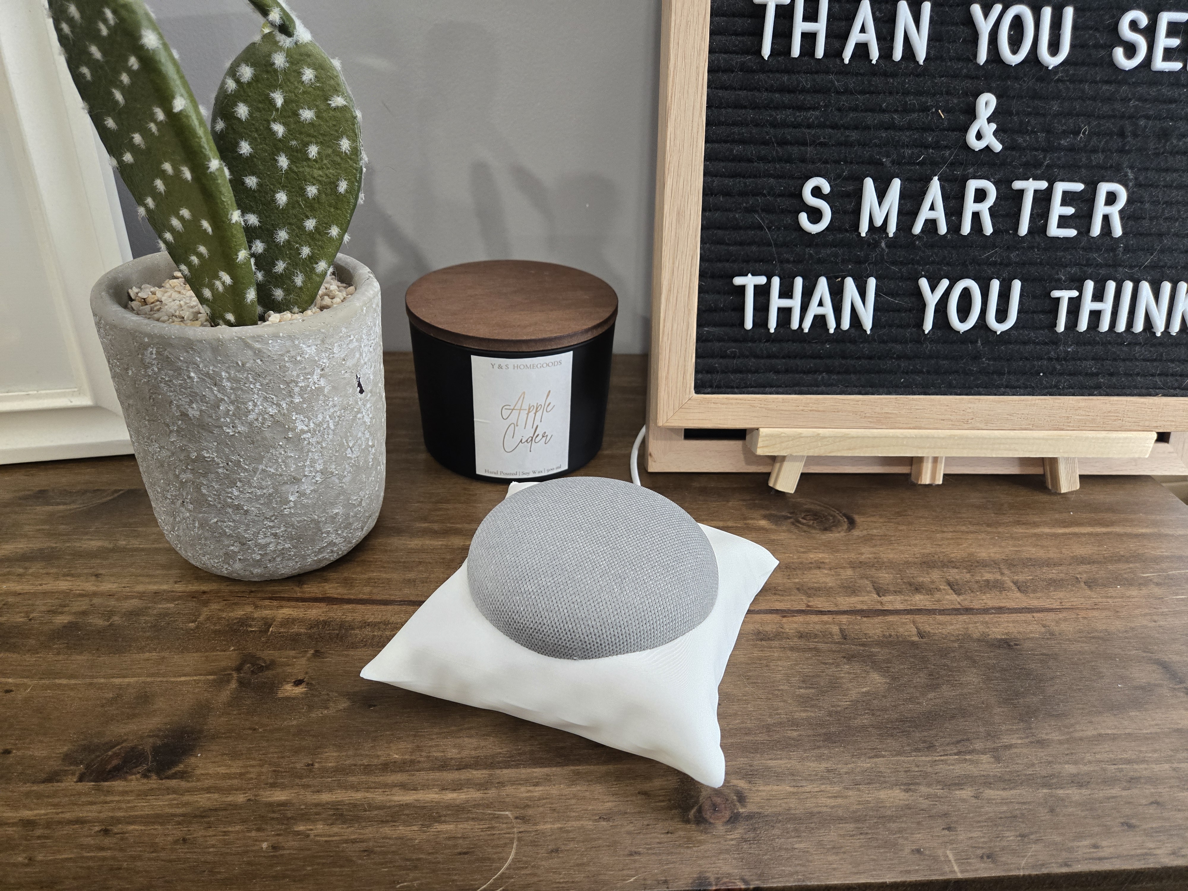 Pillow Google Home Nest Mini Holder