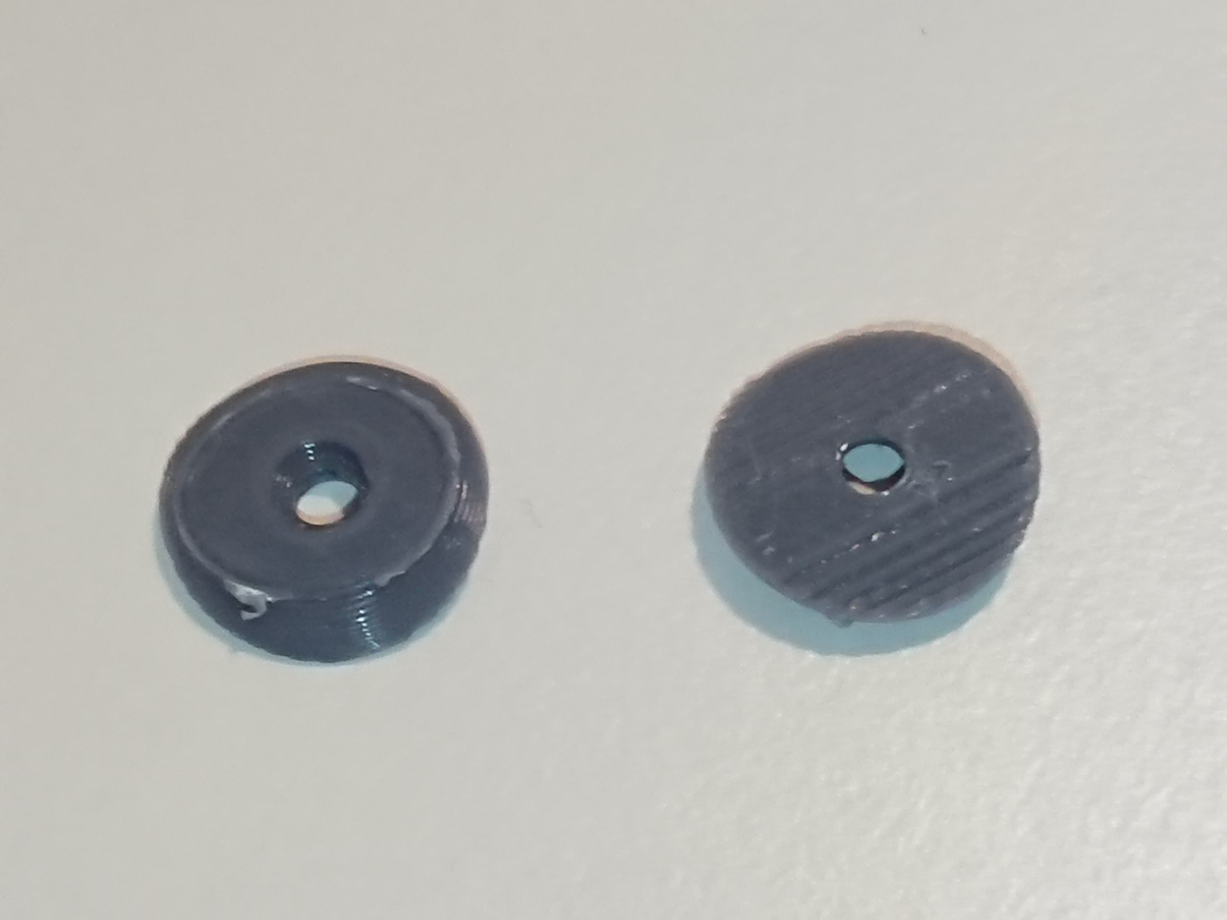 Pins modified for M3 screws