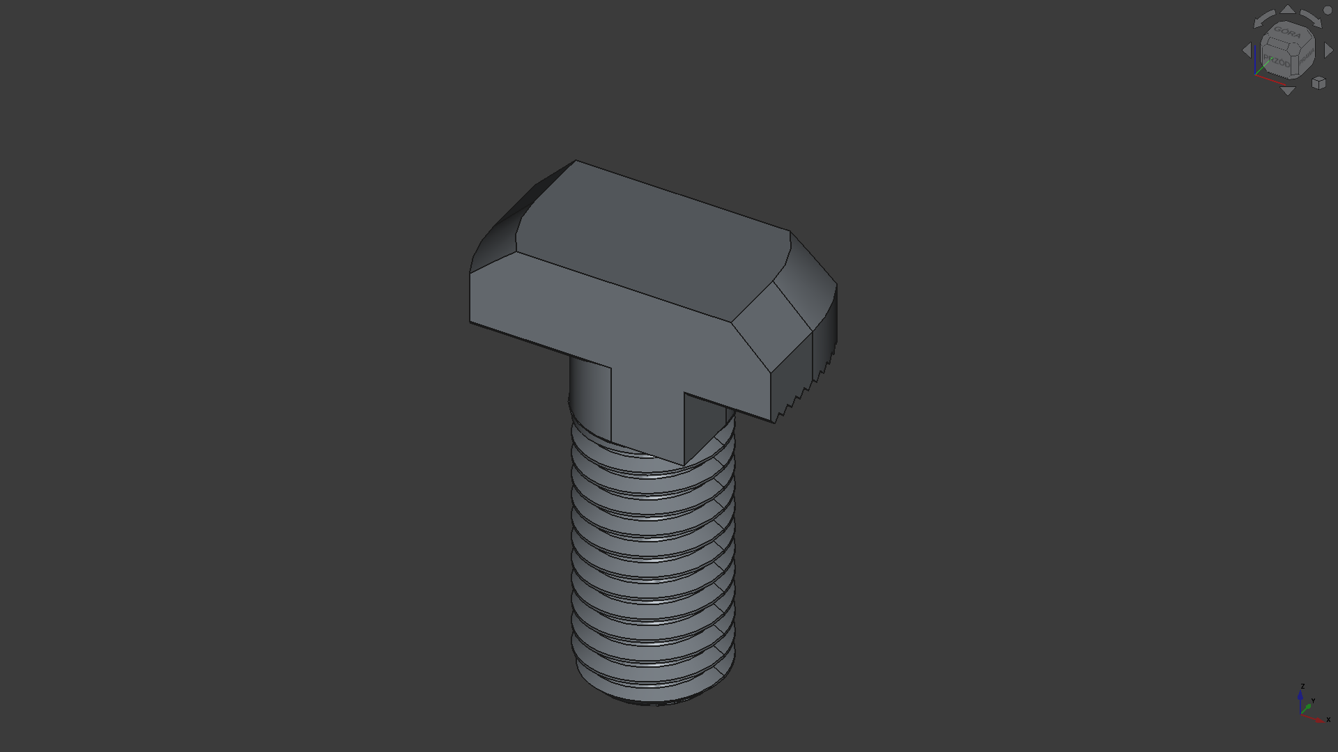 DIN 505 Bolts T-slot M5 - M8 / Length 10 - 45