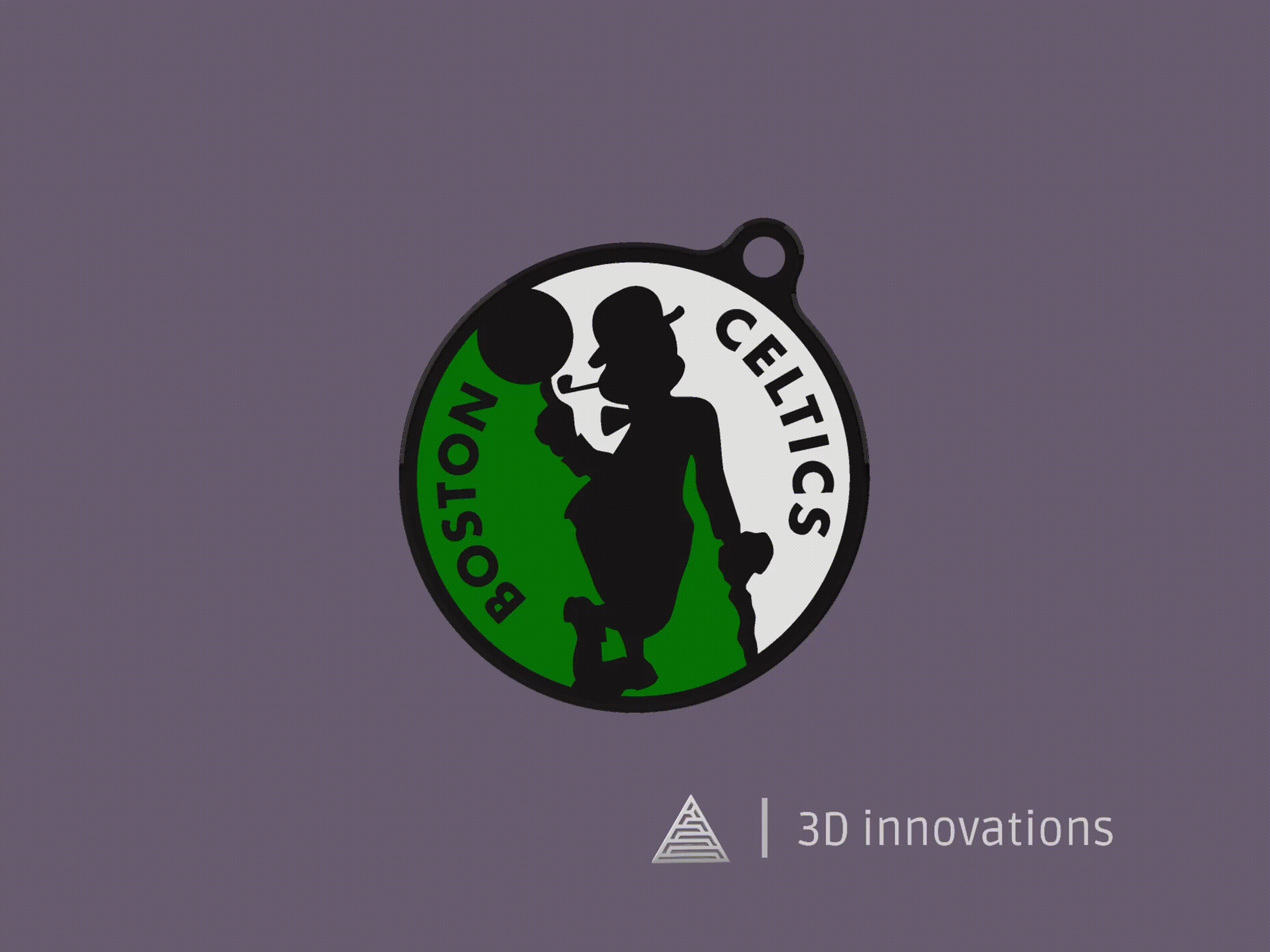 Boston Celtics Keychain V2