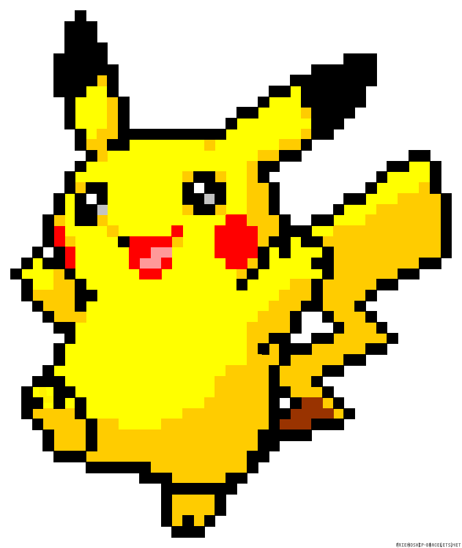 Pixelart Pikachu No Mmu By Houpe 