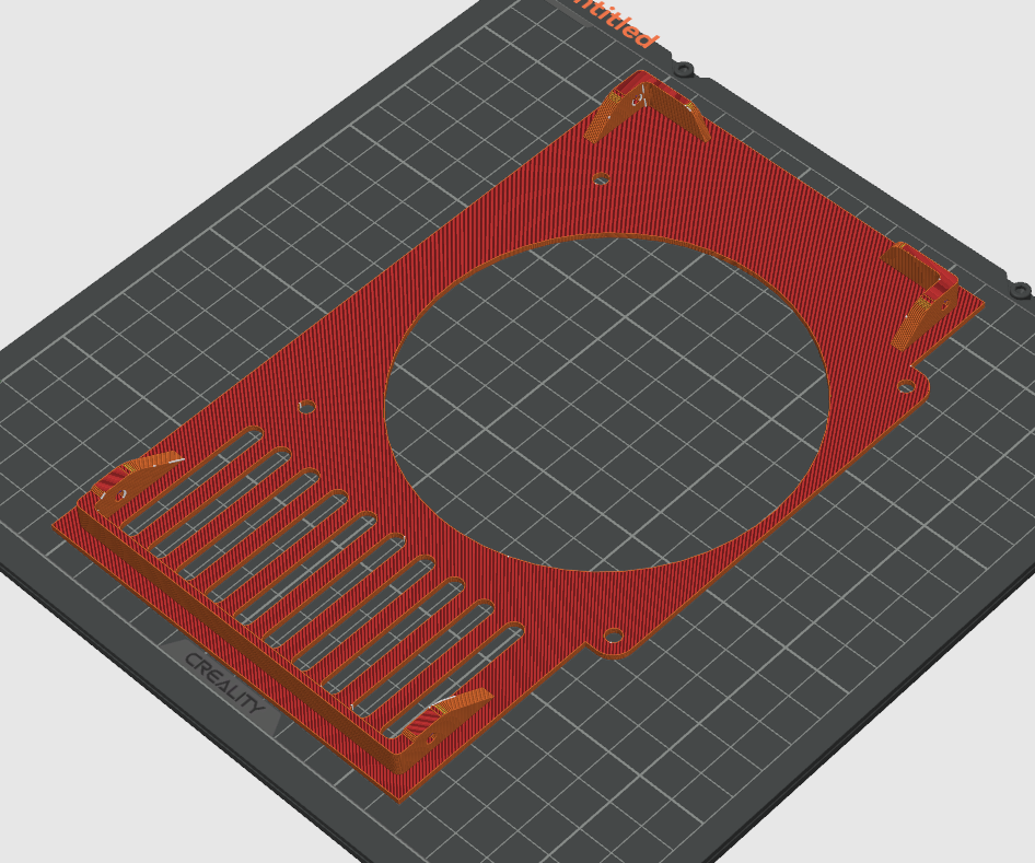 120 mm fan for MeanWell LRS-350 / Creality CLS49-350-24 Power Supply (Creality K1C)