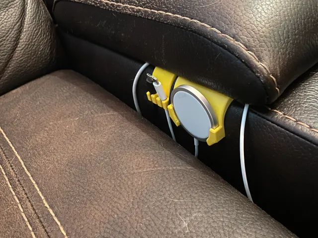 Cable and MagSafe Mounts for Sofa Consoles