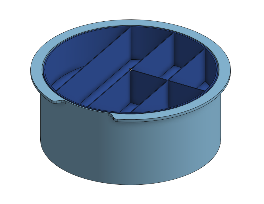 Kayak tray for circular hatches