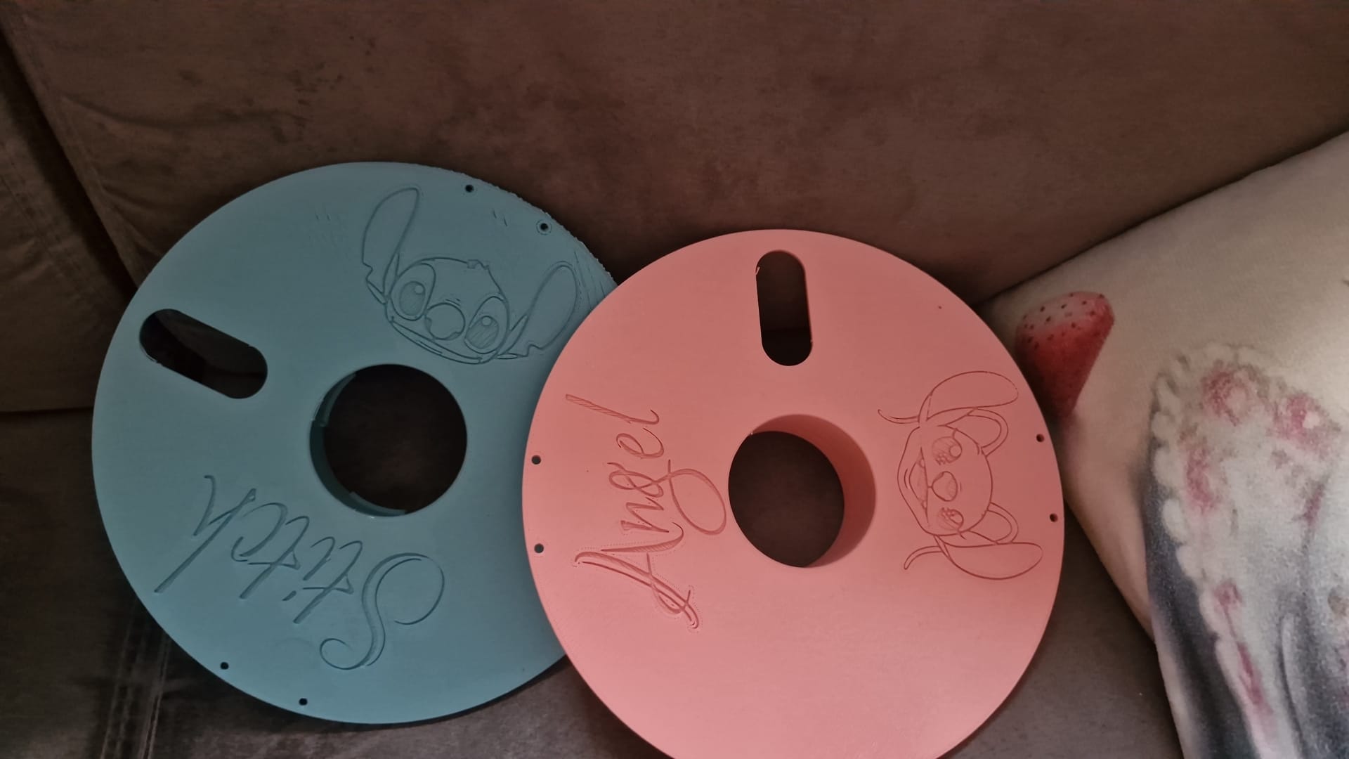 Spule mit Stitch /Angeldesign