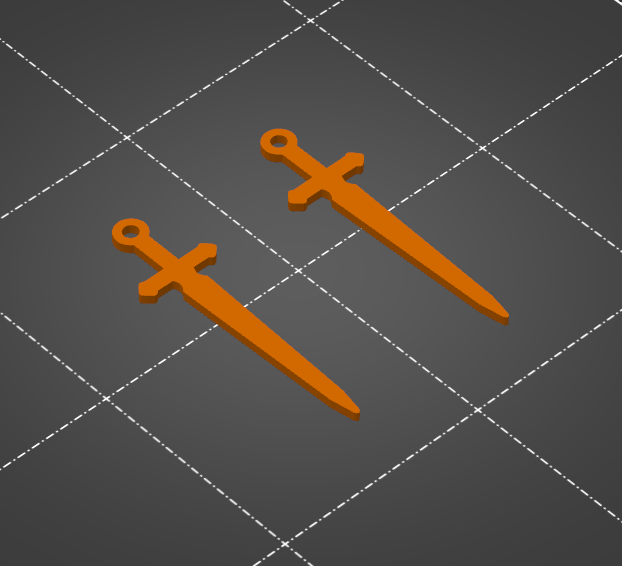 Sword Earrings / Keychain — thumbnail 4