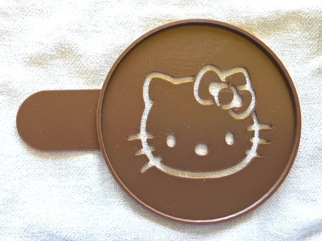 Kitty - Coffee Stencil