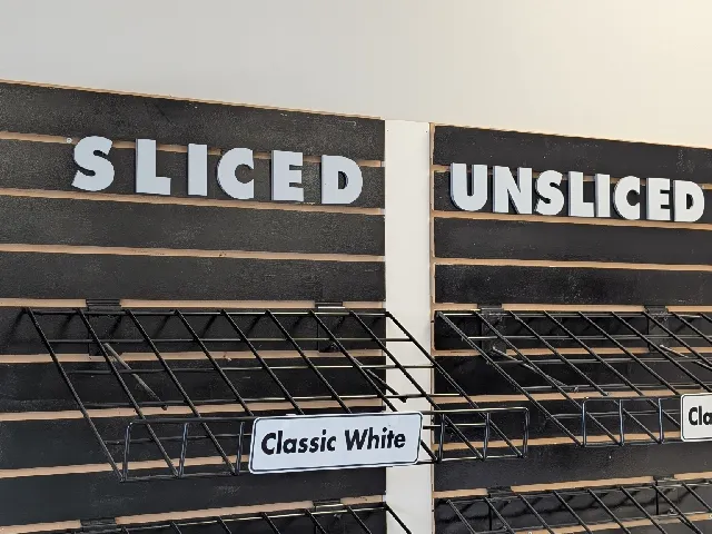Slatwall letters - Futura