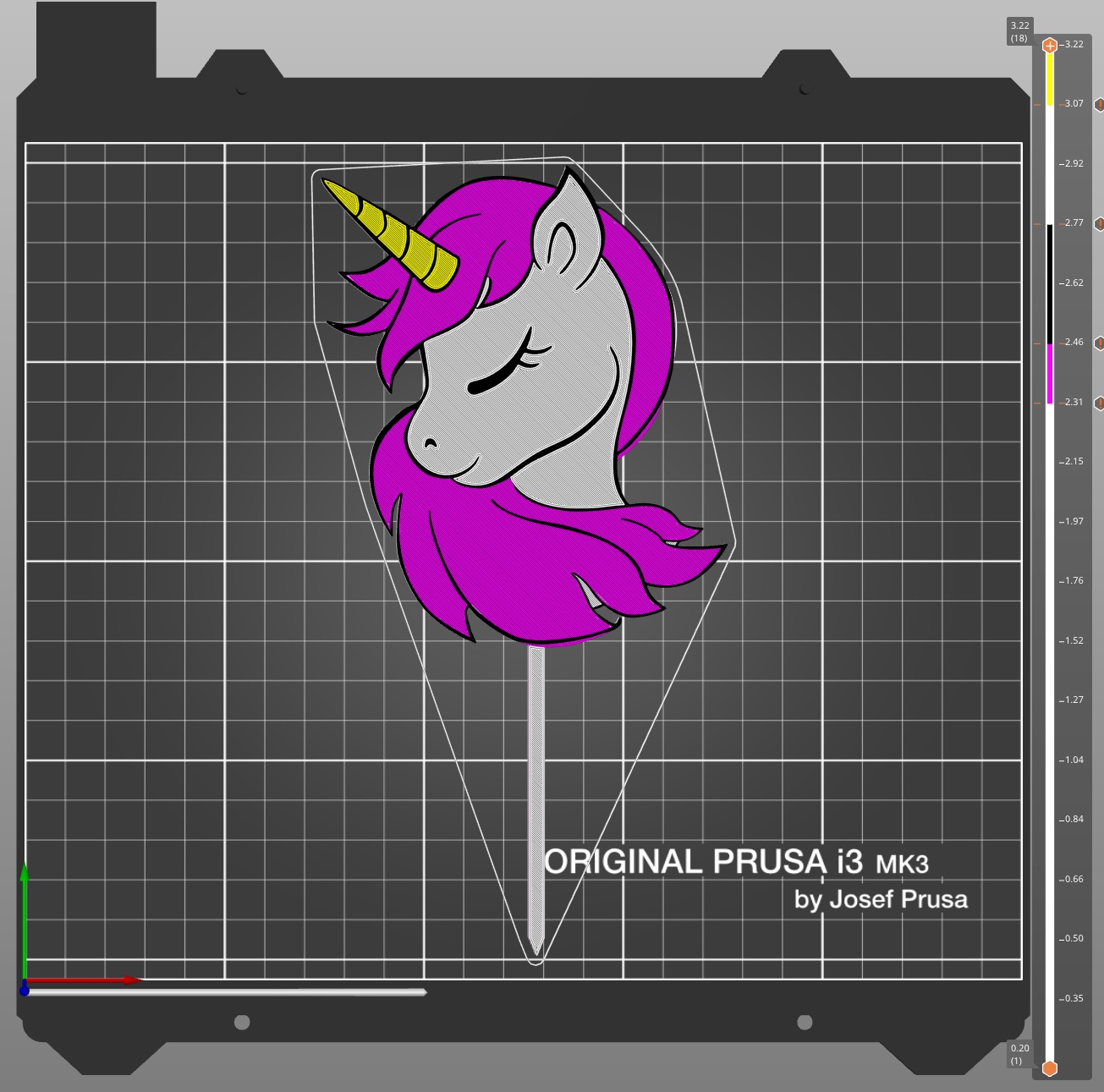 Jednorožec s duhou (Unicorn & Rainbow) – Zápichy do dortů / Cake Toppers