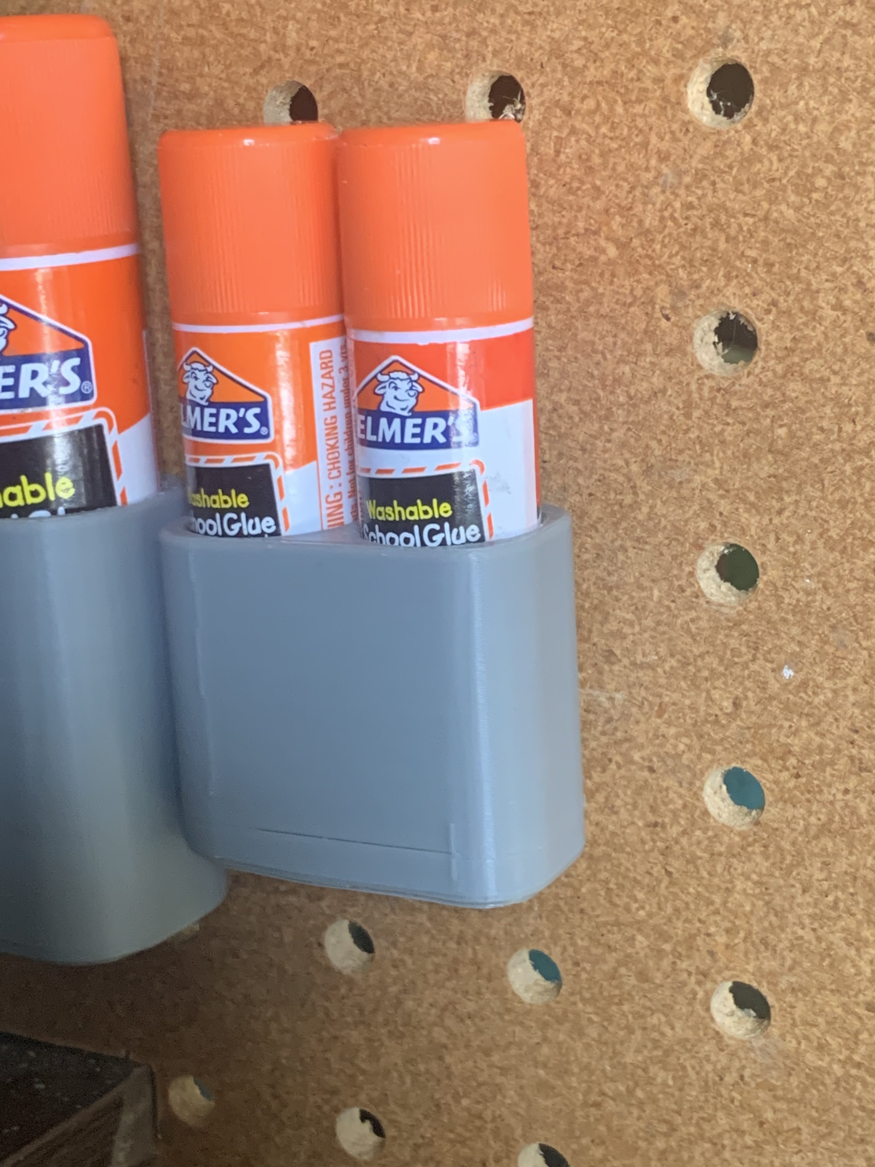 Regular Glue Stick Holder (With and Without Pegs)