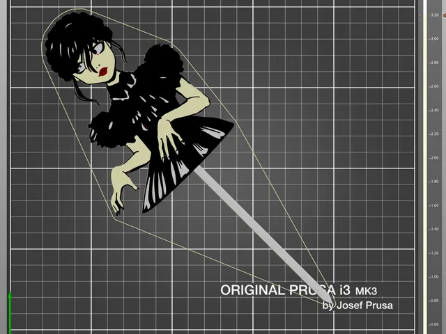 Wednesday Addams – Zápich do dortu (Wednesday Addams Cake Topper)