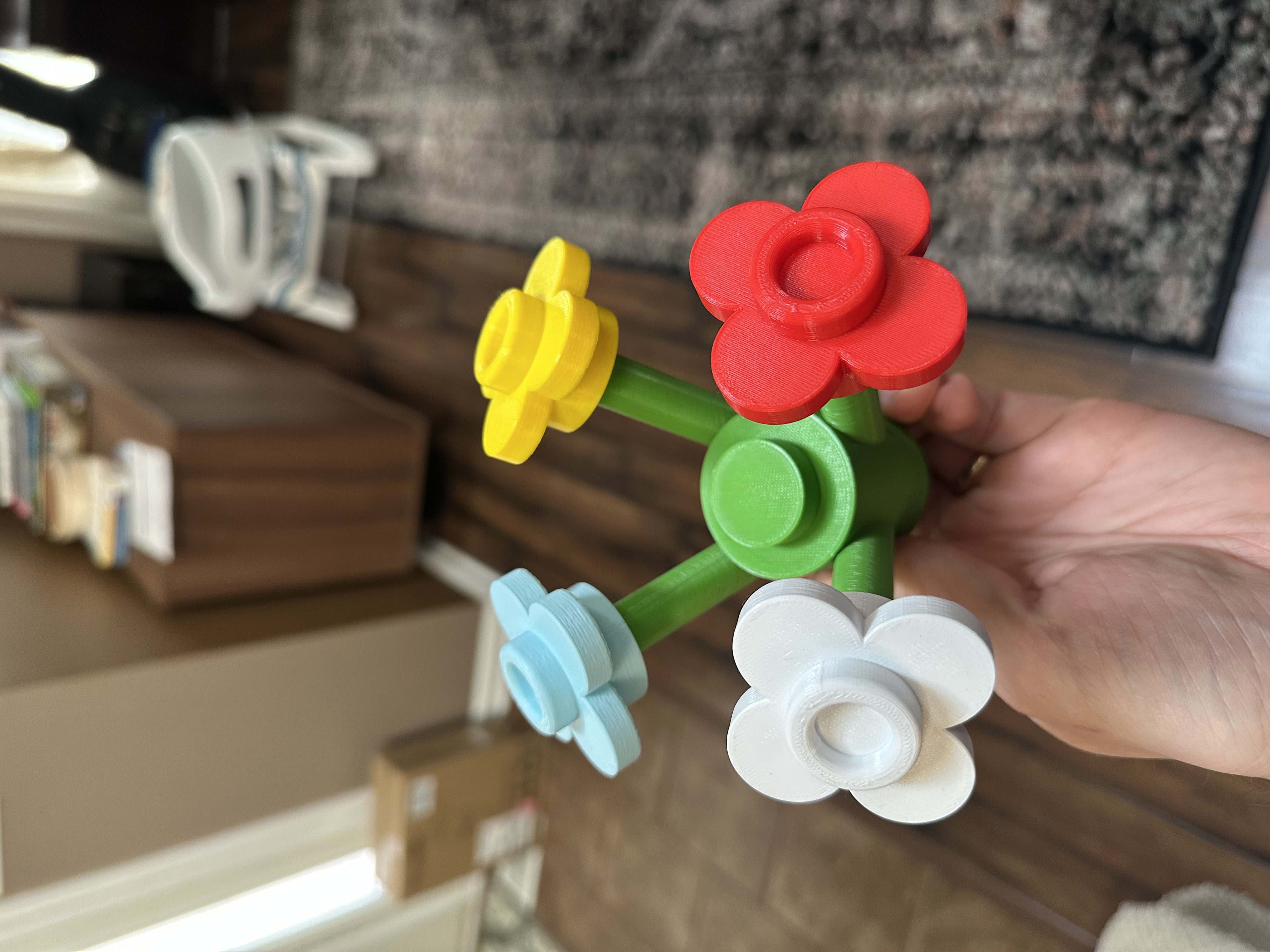 High Poly LEGO Flower