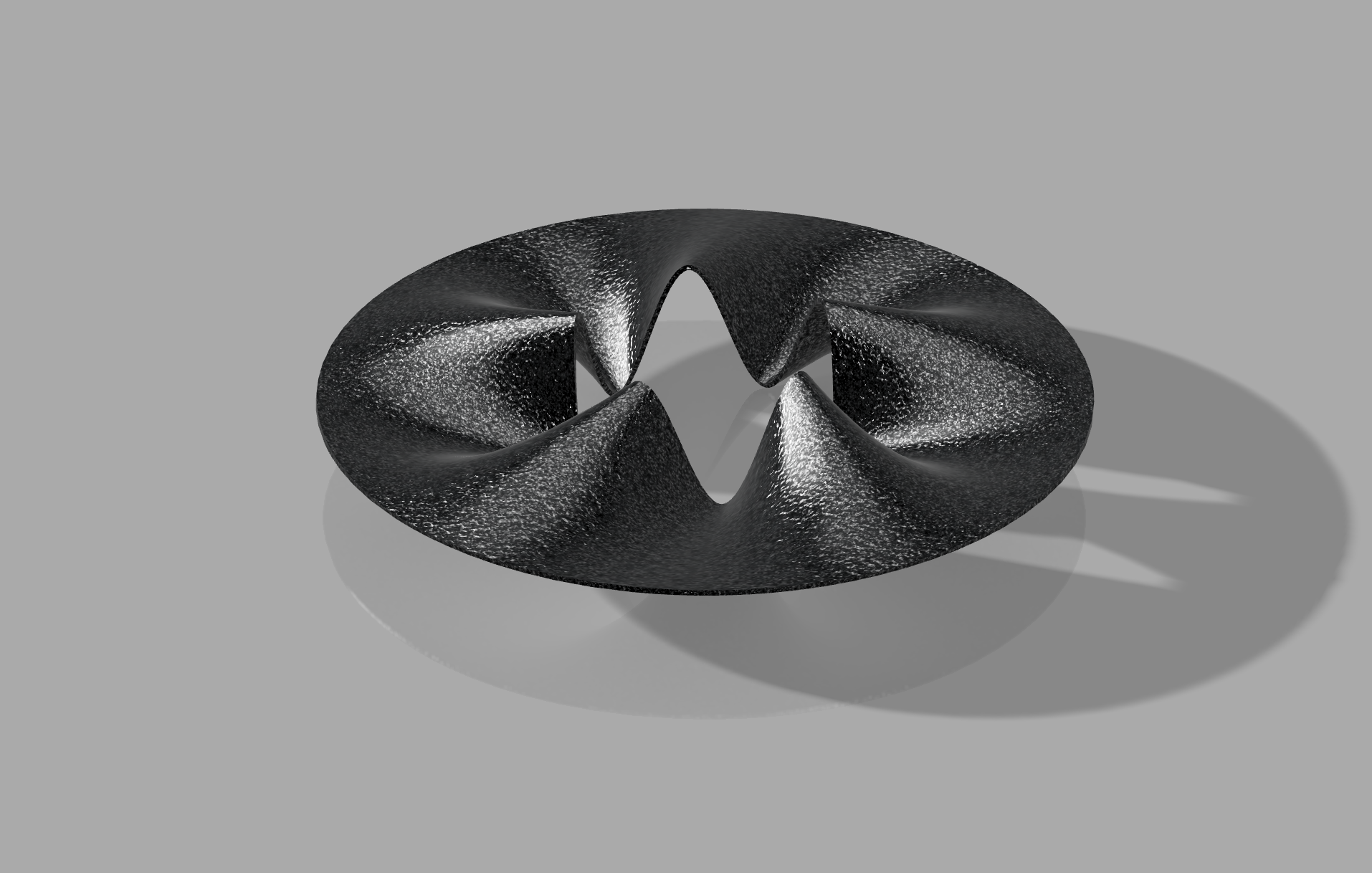 Cylindrical sine wave sketch in Autodesk Fusion