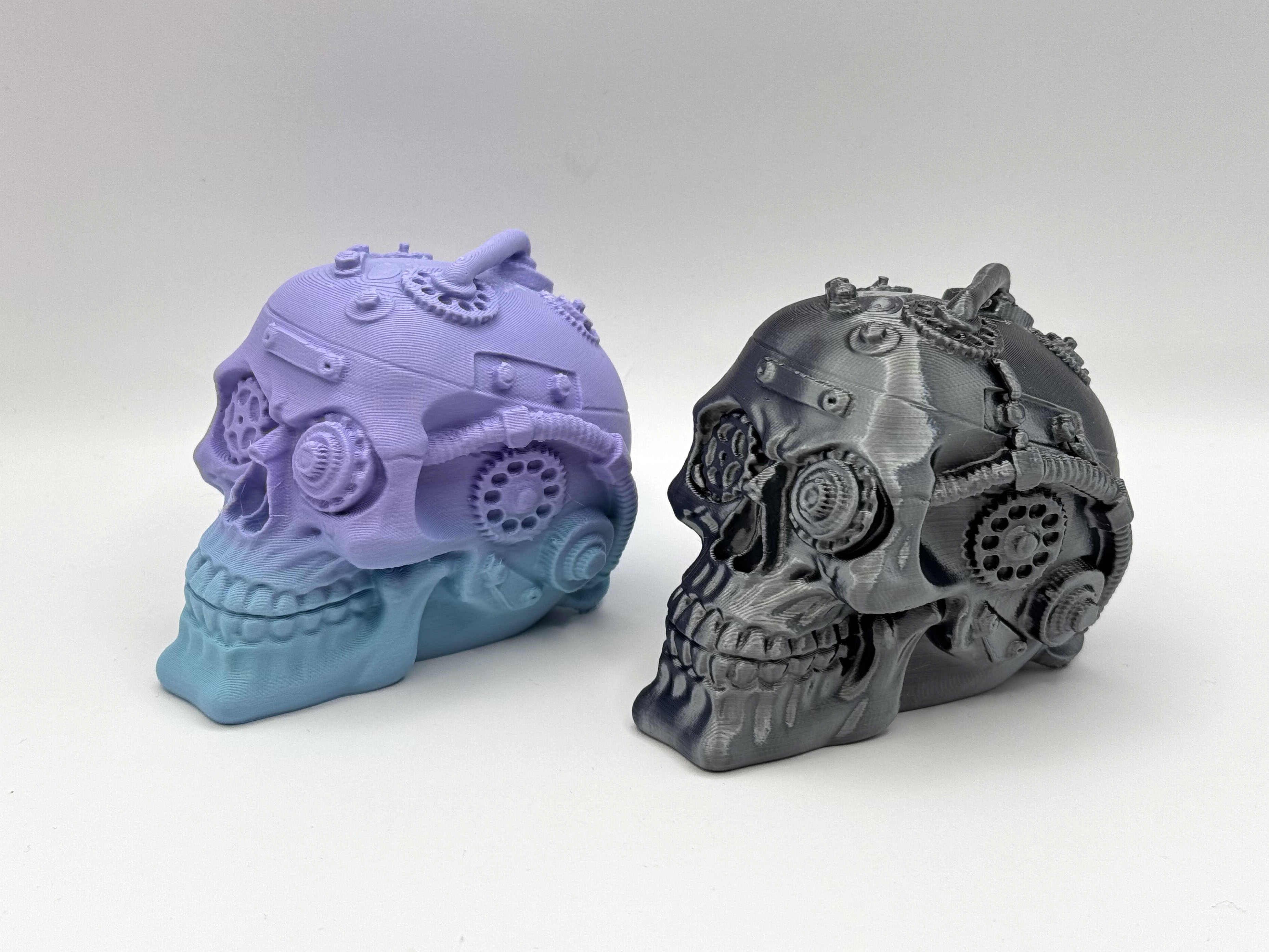 Cyberpunk Gear Skull